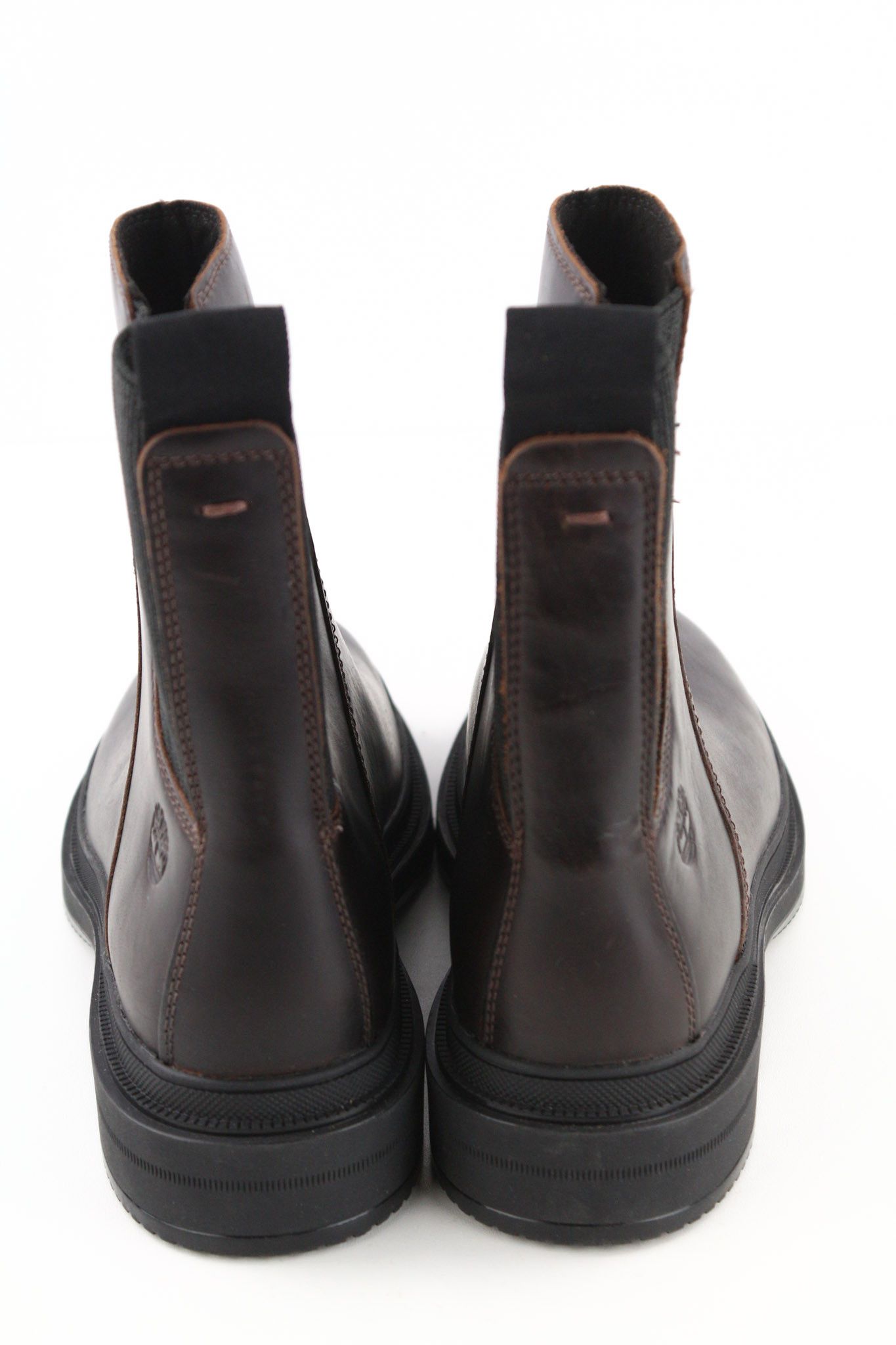 Timberland A2589 UK4 Dark Leather ReBOTL Pull Tab Boots Shoes 79948 Size US 6.5 / IT 36.5 - 8 Thumbnail