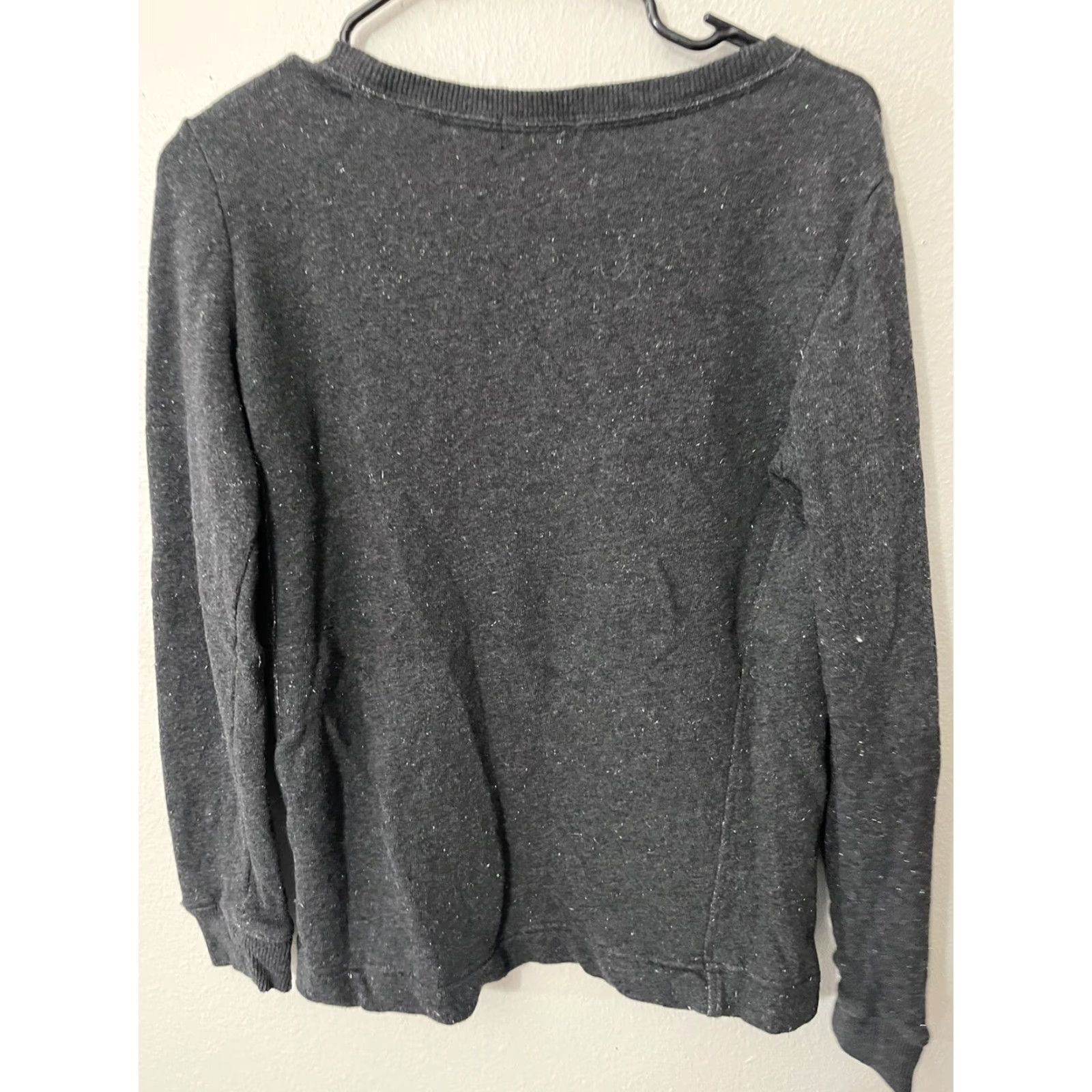 Gap GAP Woman's Crew Neck Pullover Knit Sweater Long Sleeve Gray Medium Size M / US 6-8 / IT 42-44 - 2 Thumbnail