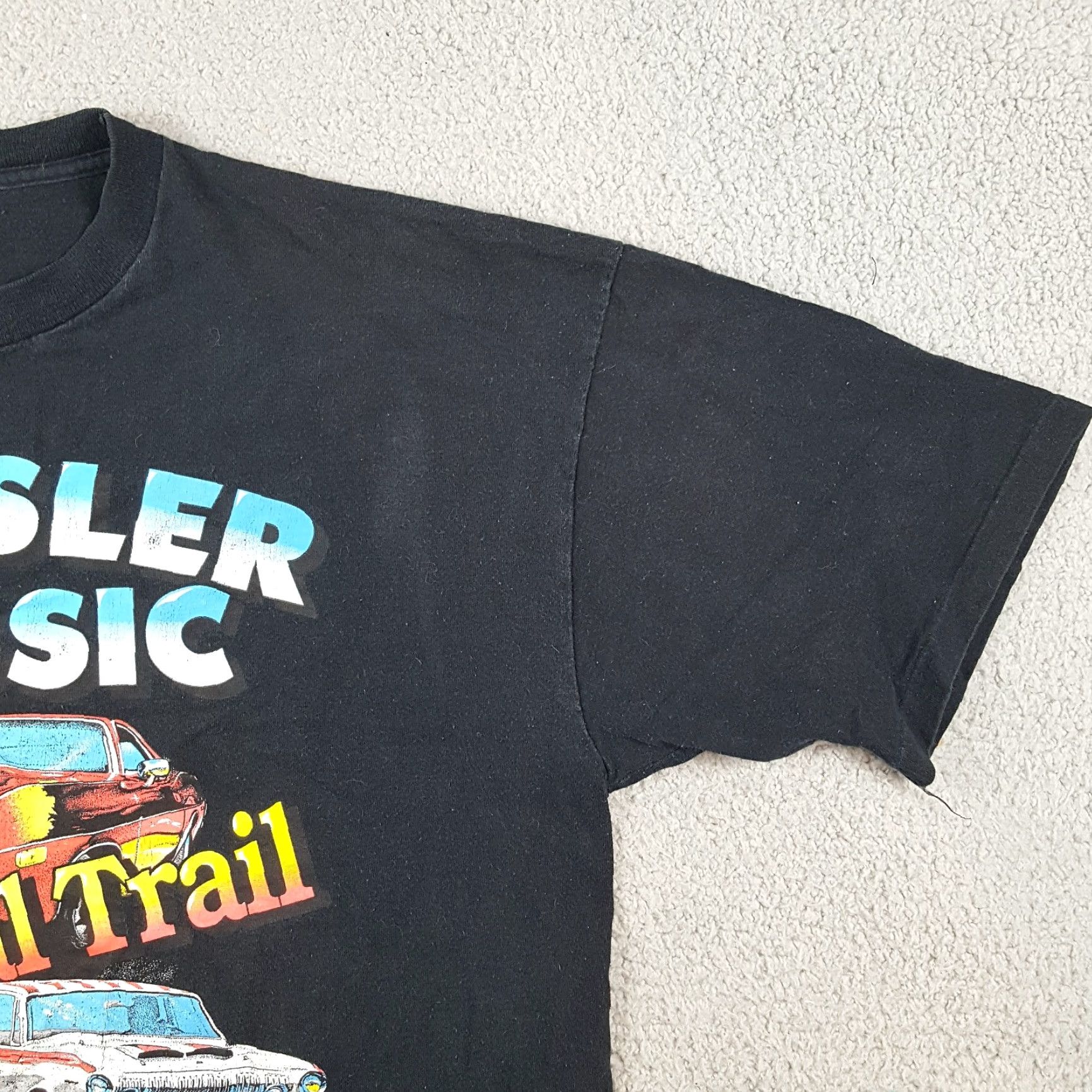 Vintage Vintage Chrysler 90s Car Show T-Shirt Men's XL Black Cotton Retro Logo Casual Size US XL / EU 56 / 4 - 4 Thumbnail