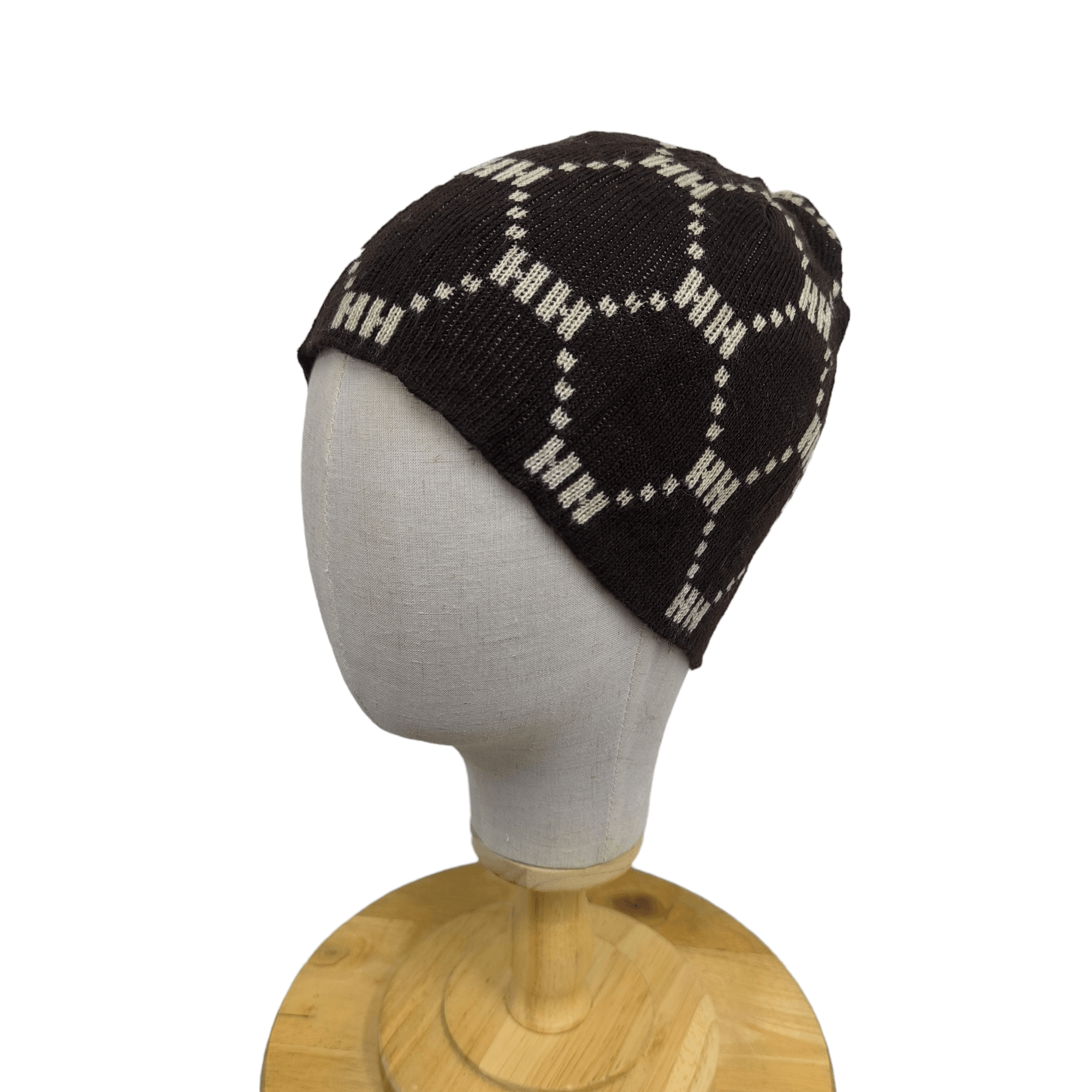 14th Addiction 🌟Japanese brand double HH tokyo monogram pull on beanie hat Size ONE SIZE - 1 Thumbnail