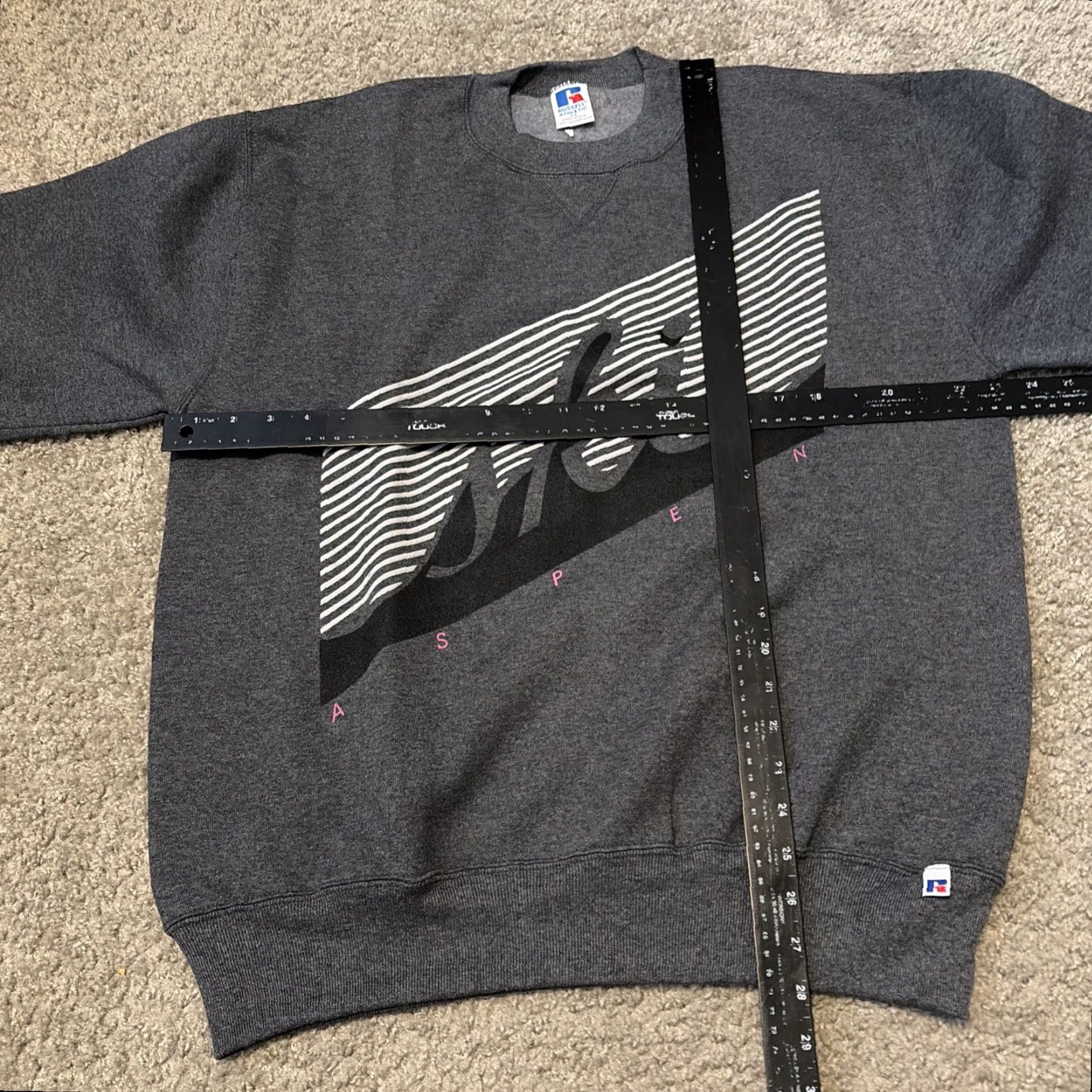 Russell Athletic VINTAGE Russell Athletic USA Ski Aspen Crewneck Sweatshirt XL NEW NWT Mens Gray Pullover Skiing USA Crewneck Sweatshirt Size US XL / EU 56 / 4 - 7 Thumbnail