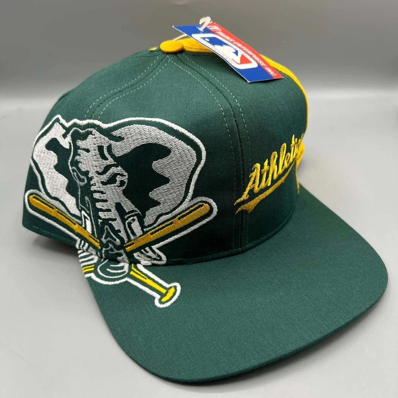 Twins Enterprise Inc. × Vintage Oakland Athletics Hat Men Twins Enterprise MLB Snap Back Size ONE SIZE - 1 Thumbnail