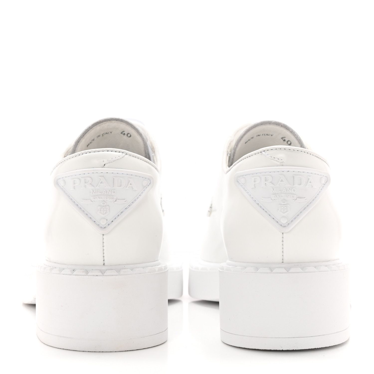 Prada o1la1rc1a0724 Loafer in White Size US 10 / IT 40 - 4 Thumbnail
