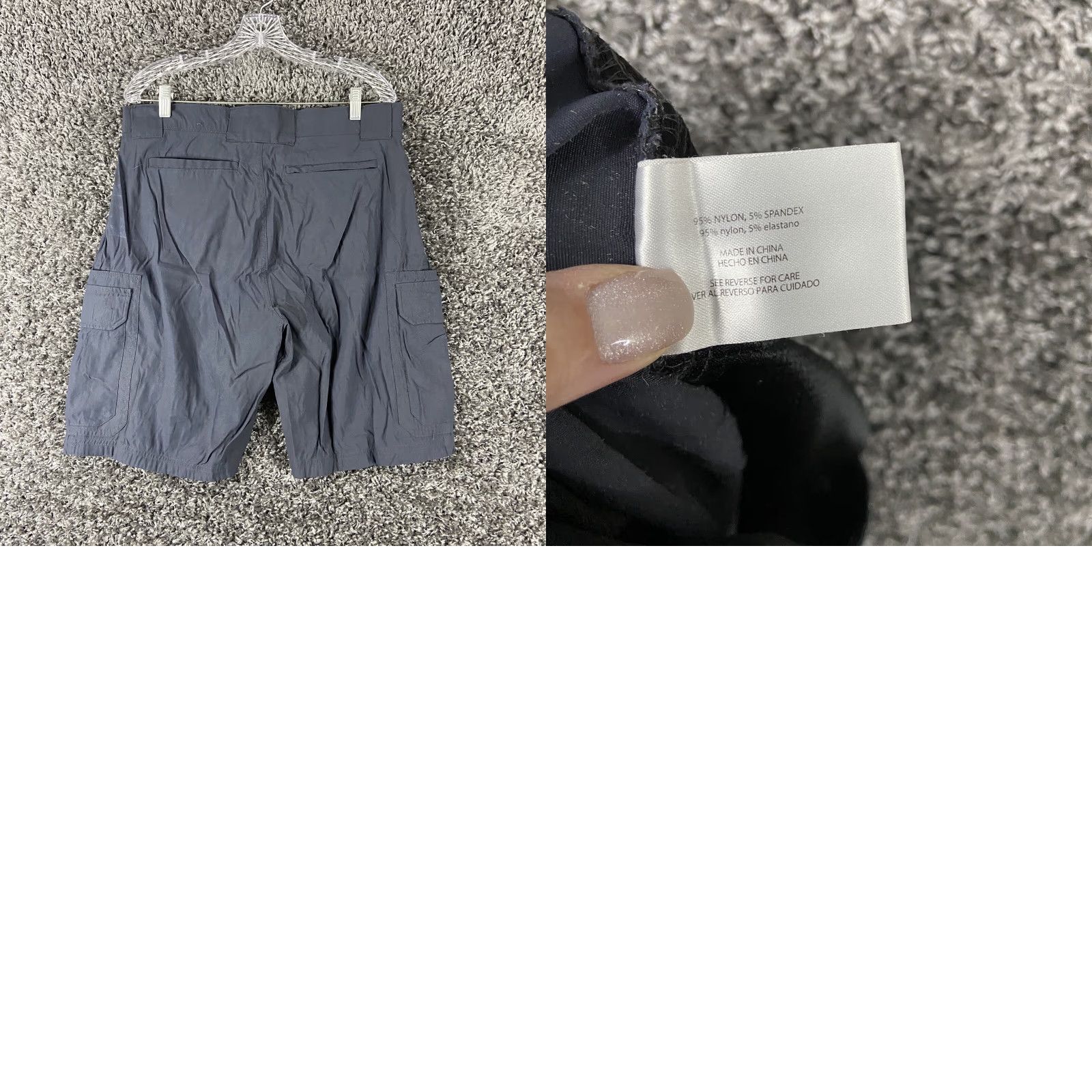 Eddie Bauer VINTAGE? Eddie Bauer Gray Cargo Shorts Men Adult 34 Gray, Cargo, 34, Men Size US 34 / EU 50 - 8 Thumbnail