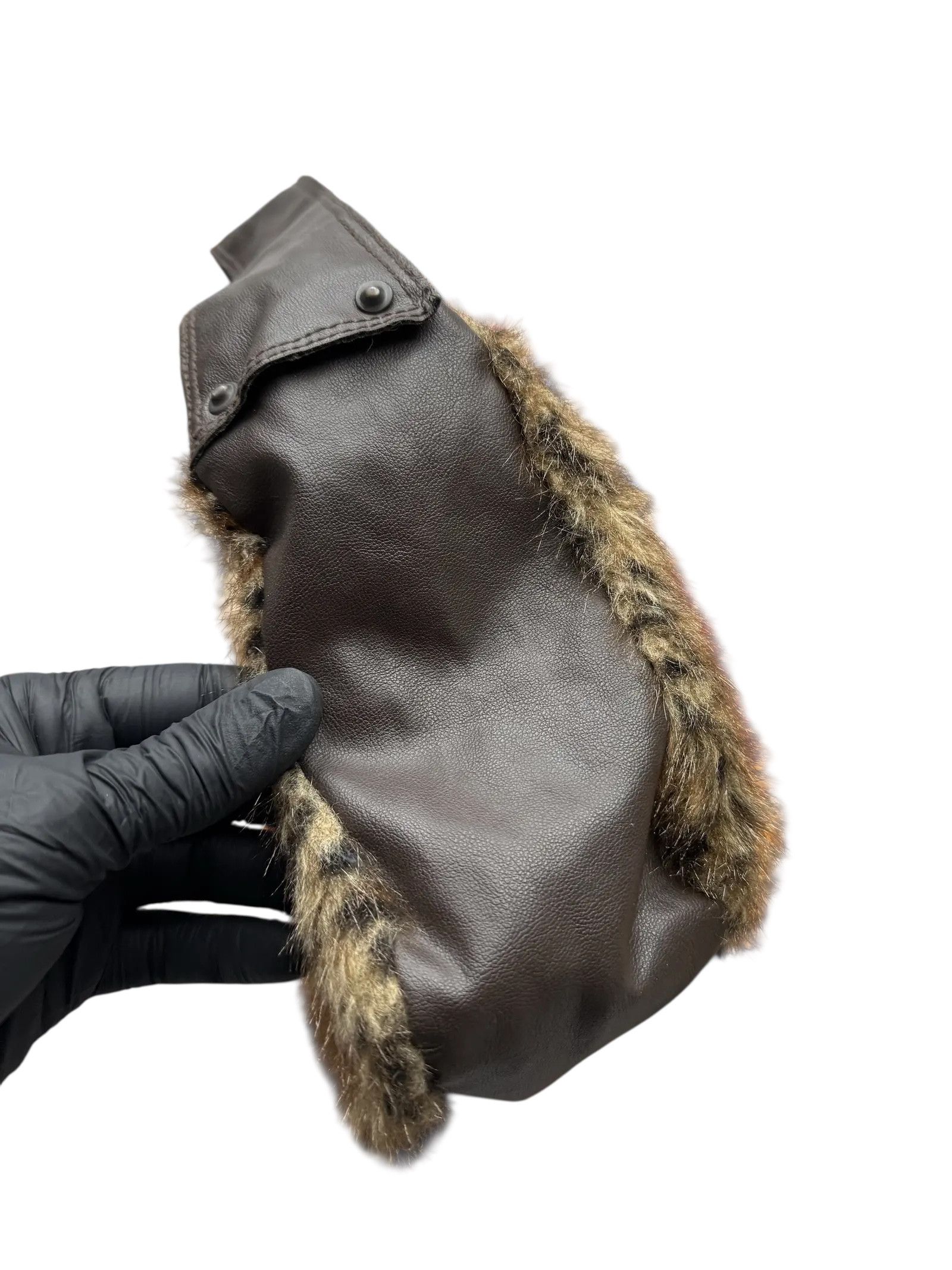 Japanese Brand Y2K Faux Fur Bag(V176) Size ONE SIZE - 3 Thumbnail