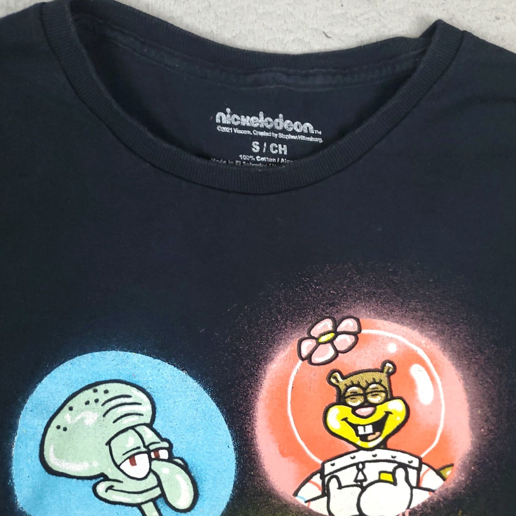 Nickelodeon VINTAGE Nickelodeon SpongeBob SquarePants Black T-Shirt Unisex Adult Size Small Short Sleeve Crew Neck Size US S / EU 44-46 / 1 - 4 Thumbnail