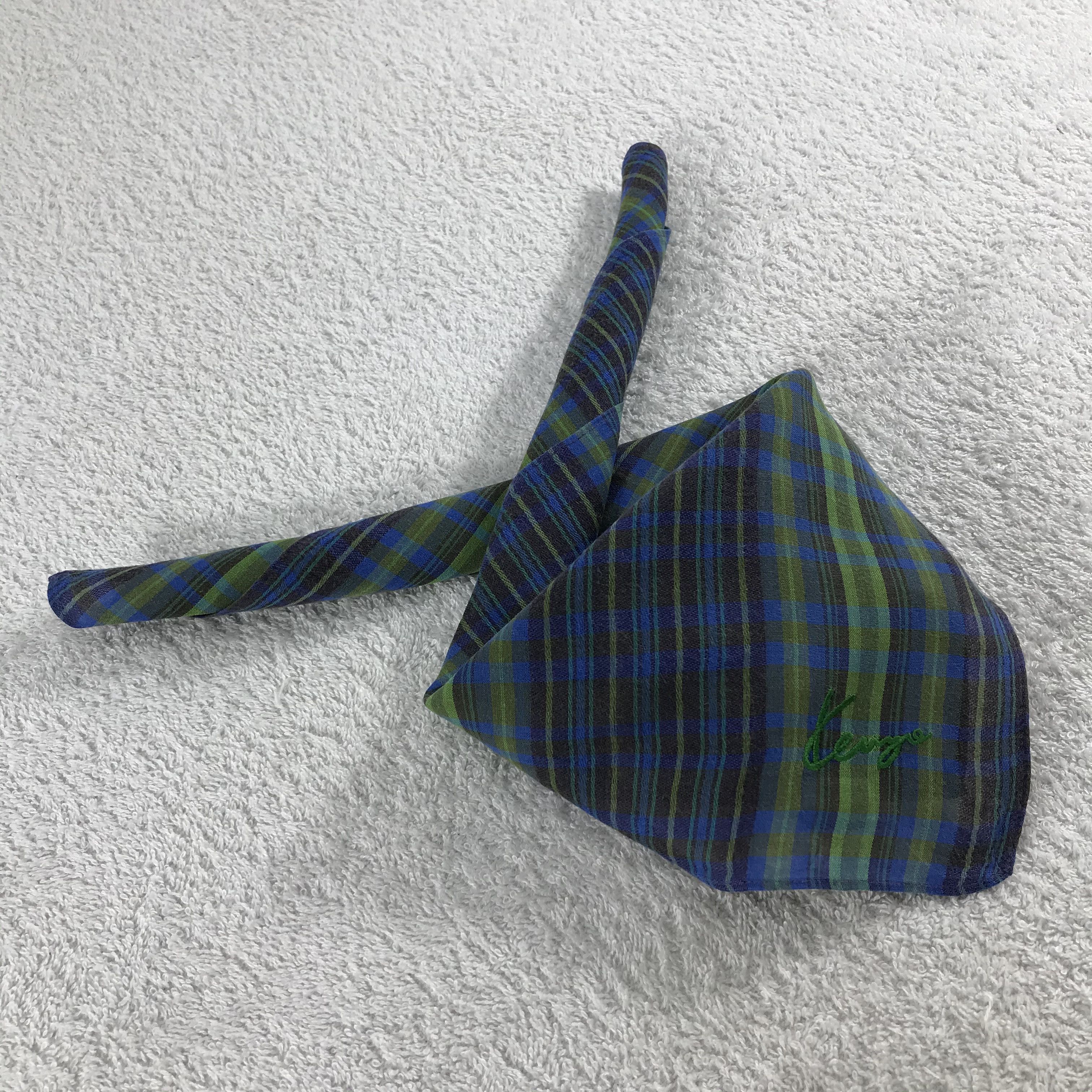 Kenzo × Vintage Kenzo Bandana / Handkerchief / Neckerchief - S192 Size ONE SIZE - 4 Thumbnail