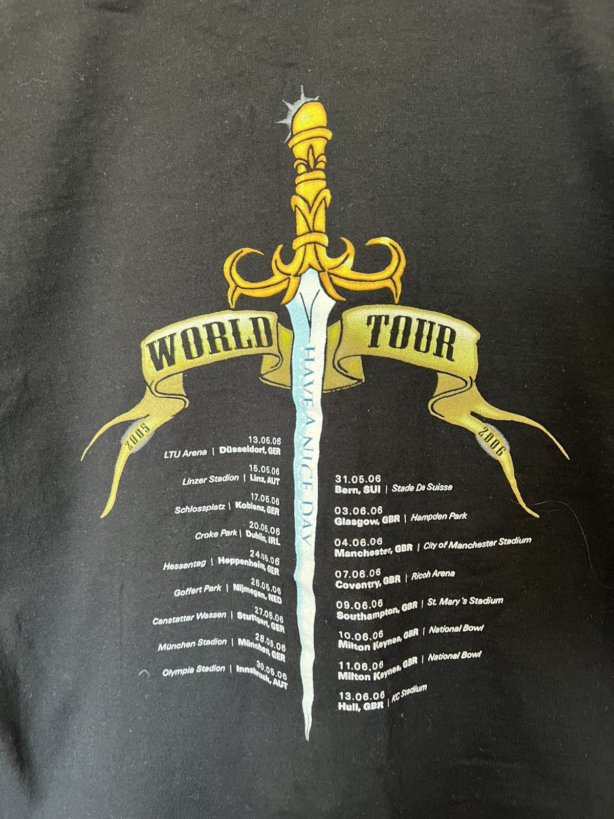 Band Tees Bon Jovi 2005 2006 Vintage Rock Band Tee Size US L / EU 52-54 / 3 - 5 Thumbnail