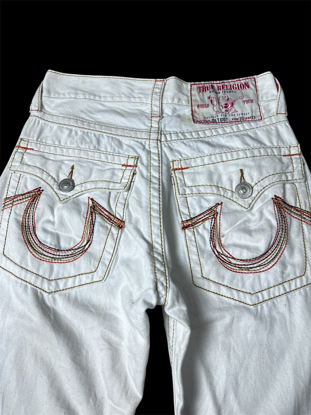 If Six Was Nine VINTAGE SUPER FLARE TRUE RELIGION 90s Size US 30 / EU 46 - 6 Thumbnail