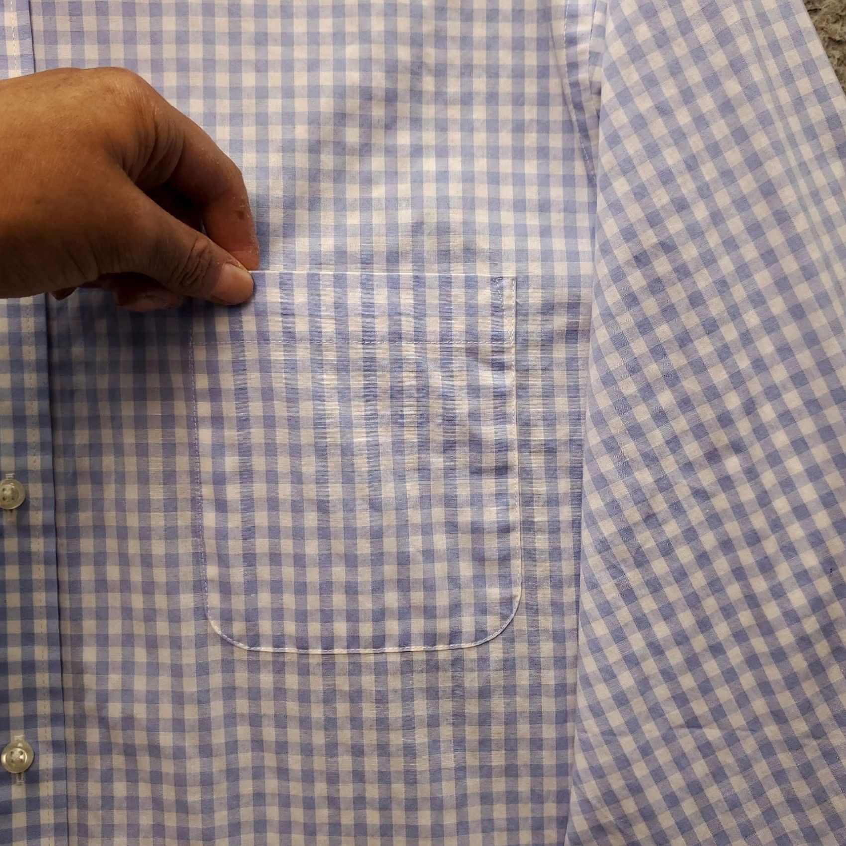 Izod IZOD Shirt Mens XL Multi Check Stretch Regular Fit Long Sleeve Button-Down Size US XL / EU 56 / 4 - 7 Thumbnail