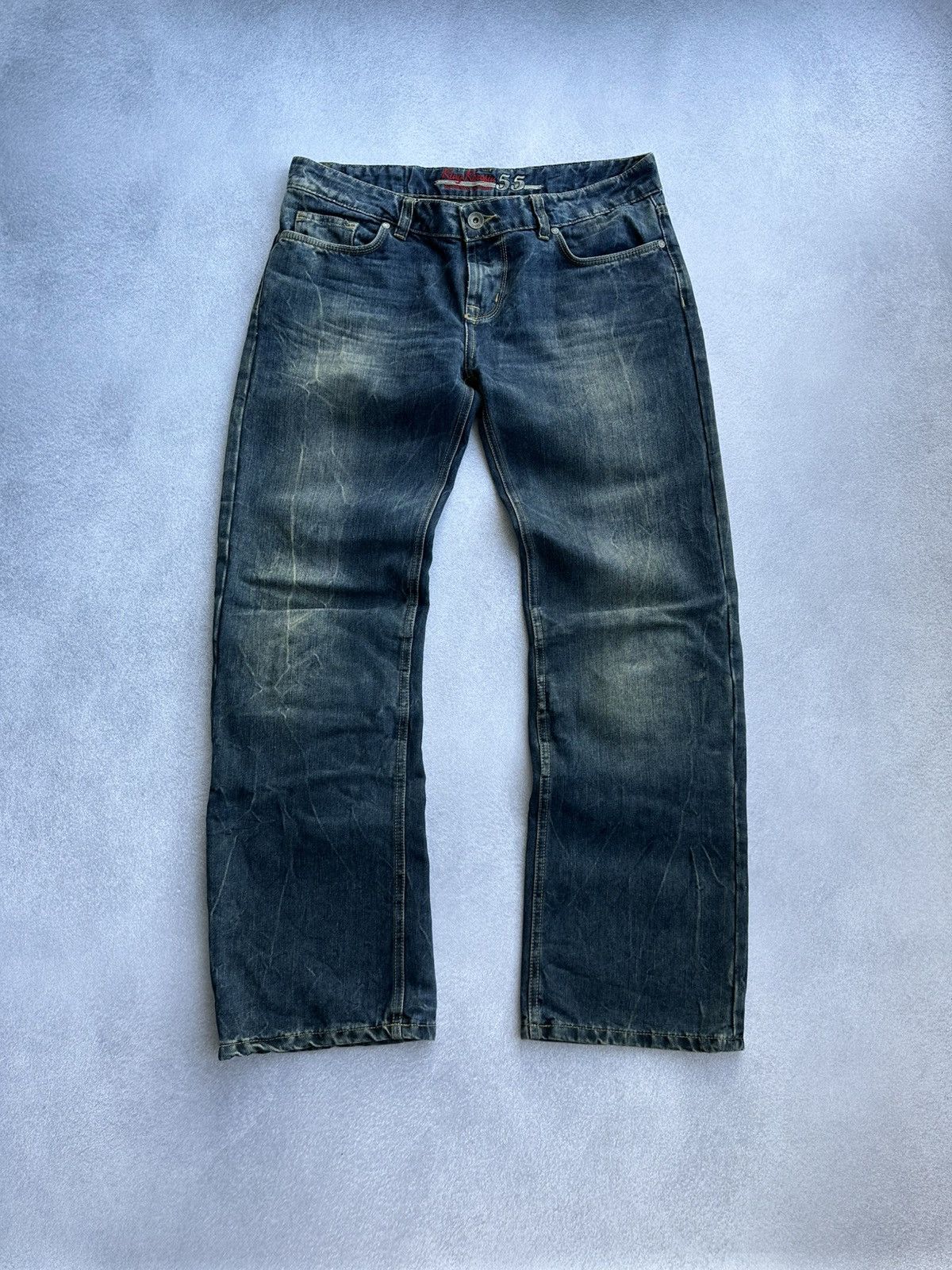 Japanese Brand Vintage King Kerosin Moto Japanese Heavy Jeans Size US 27 - 1 Thumbnail