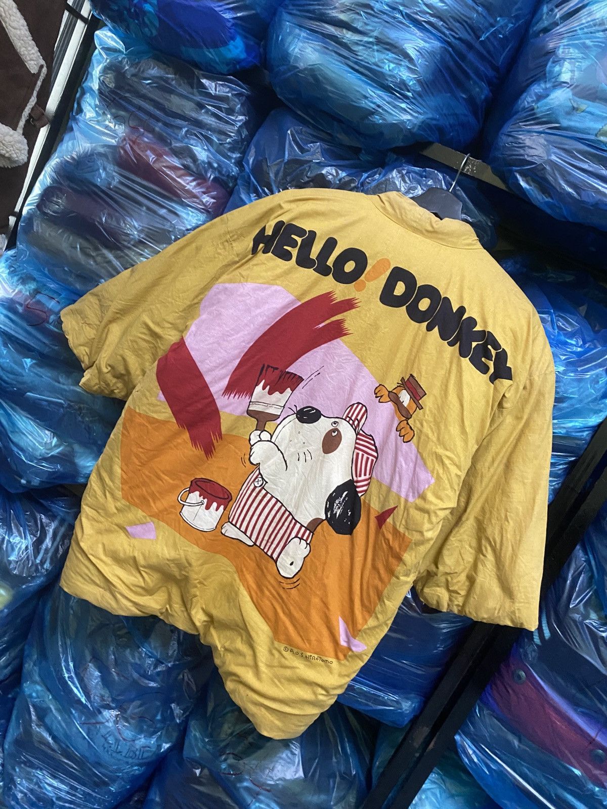 Vintage Vintage Japanese Samue Jacket “Hello Donkey” Dog Graphic Size US S / EU 44-46 / 1 - 6 Thumbnail