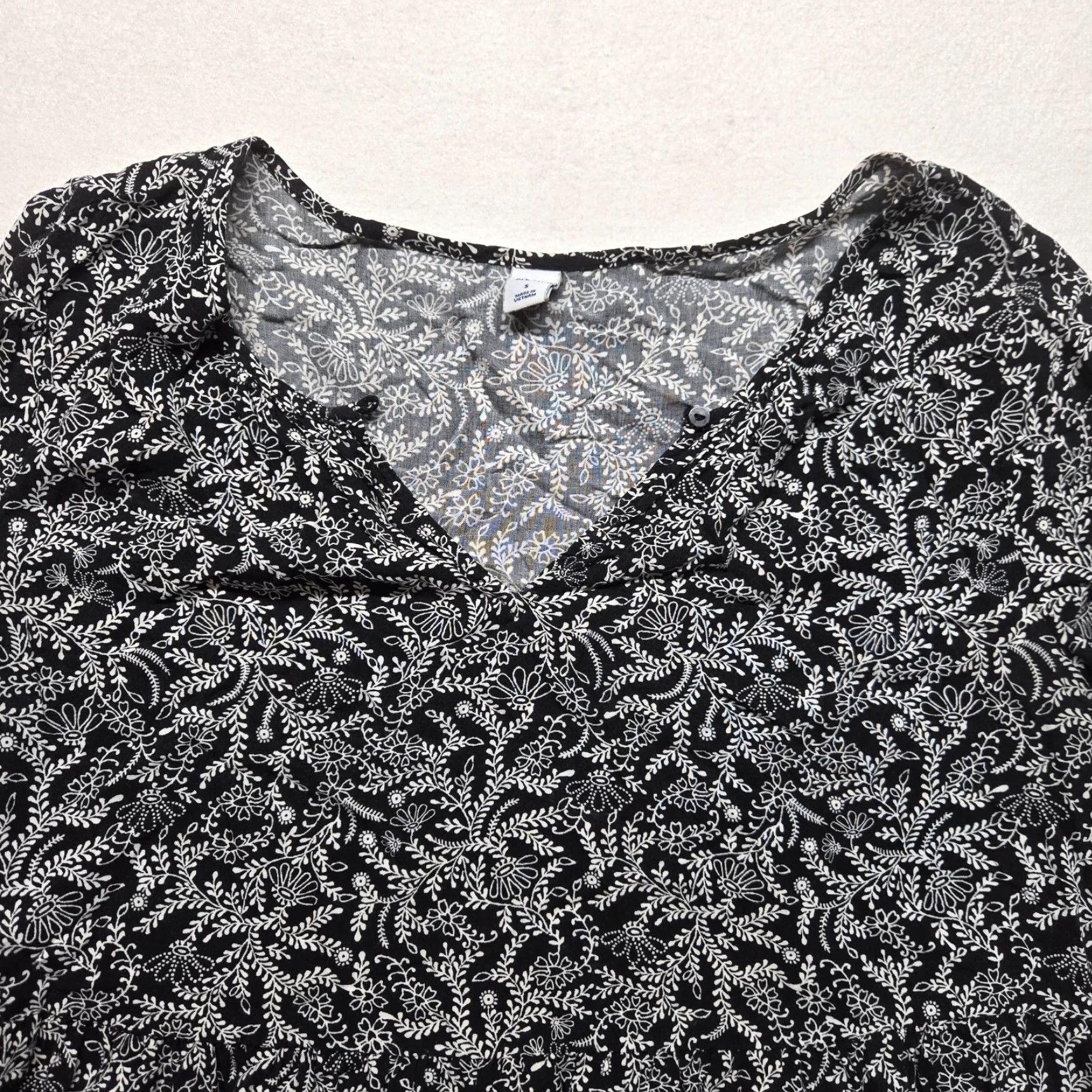 Old Navy Old Navy Shirt Dress Women Adult Size S Gray Long Sleeve Casual Shirt Size S / US 4 / IT 40 - 2 Thumbnail