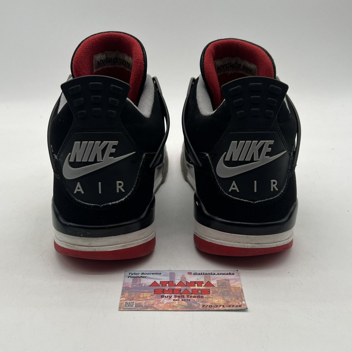 Jordan Brand Air Jordan 4 bred Size US 10.5 / EU 43-44 - 3 Thumbnail