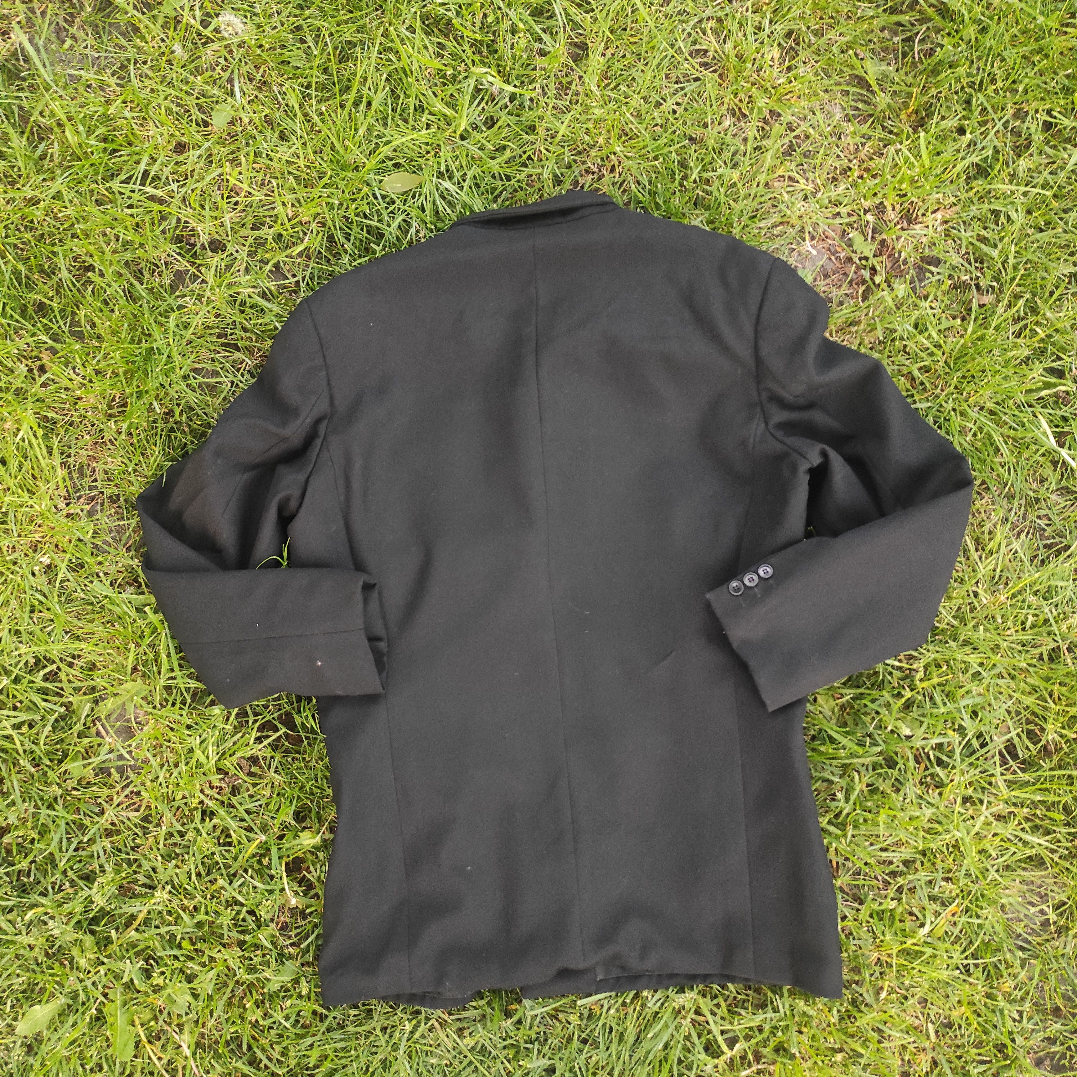 Other Double-Breasted Black Suit PkZ Blazer Size M Pants W28 L31 Size 40L - 4 Thumbnail