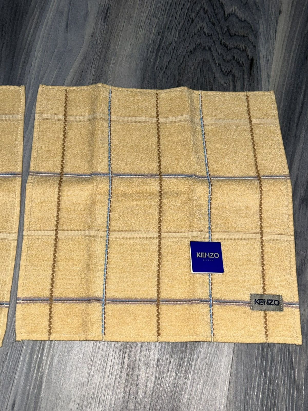 Kenzo Kenzo Beige Wash Cloth Set of 2 Size ONE SIZE - 4 Thumbnail