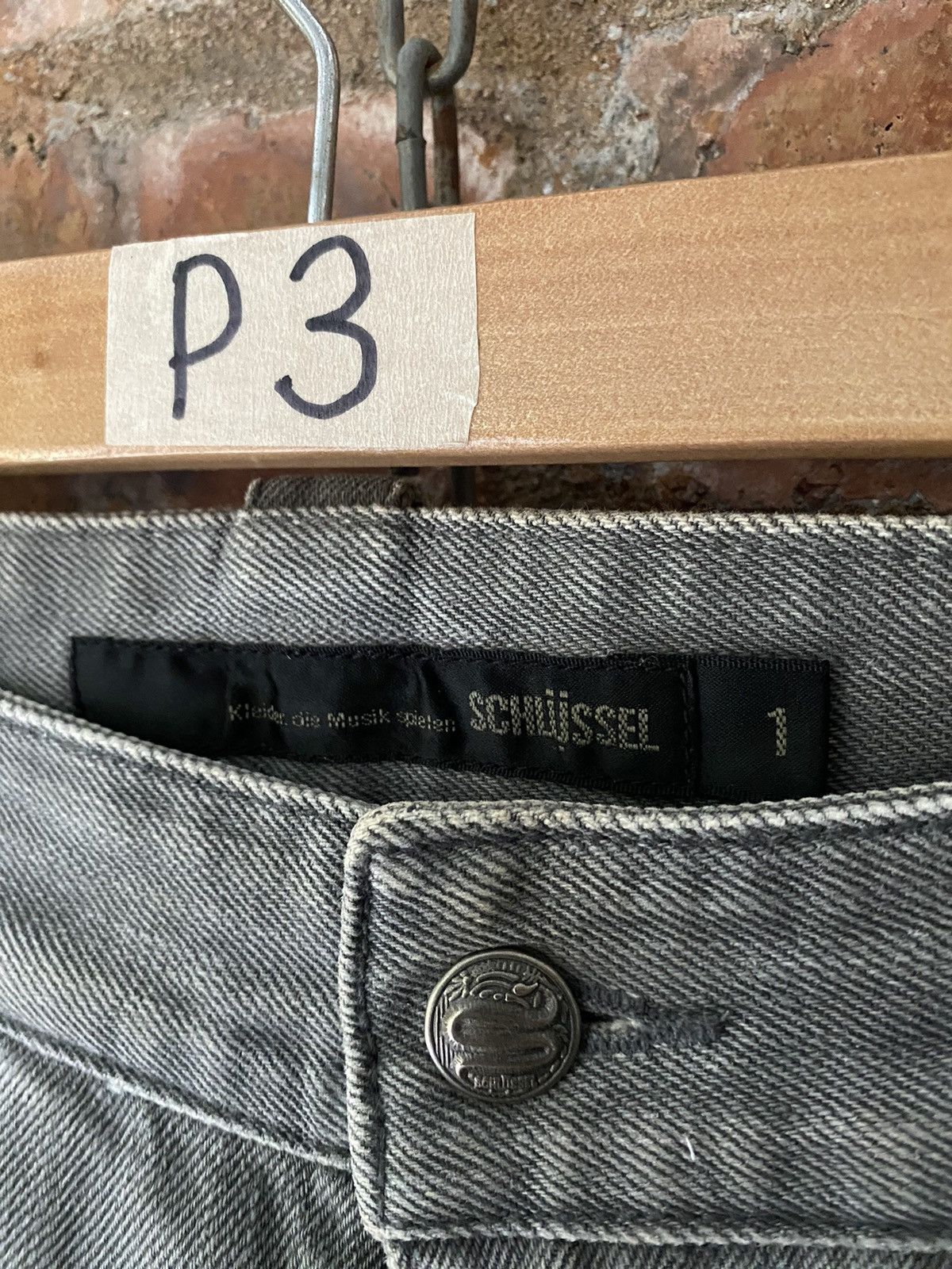 Schlussel 2000s Snake and stud denim Size US 30 / EU 46 - 7 Thumbnail