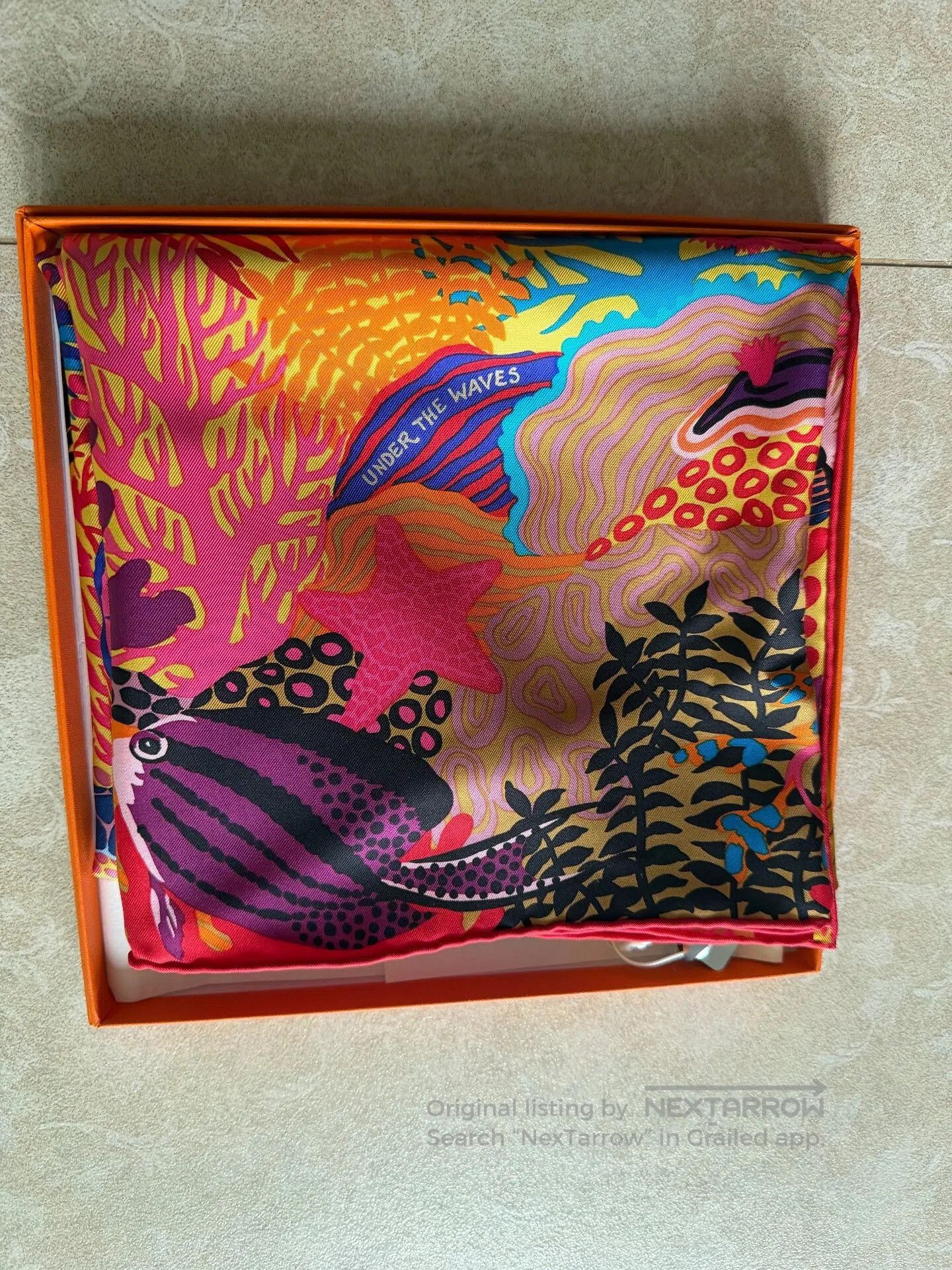 Hermes Hermes Alice Shirley Silk Scarf. Size ONE SIZE - 7 Thumbnail