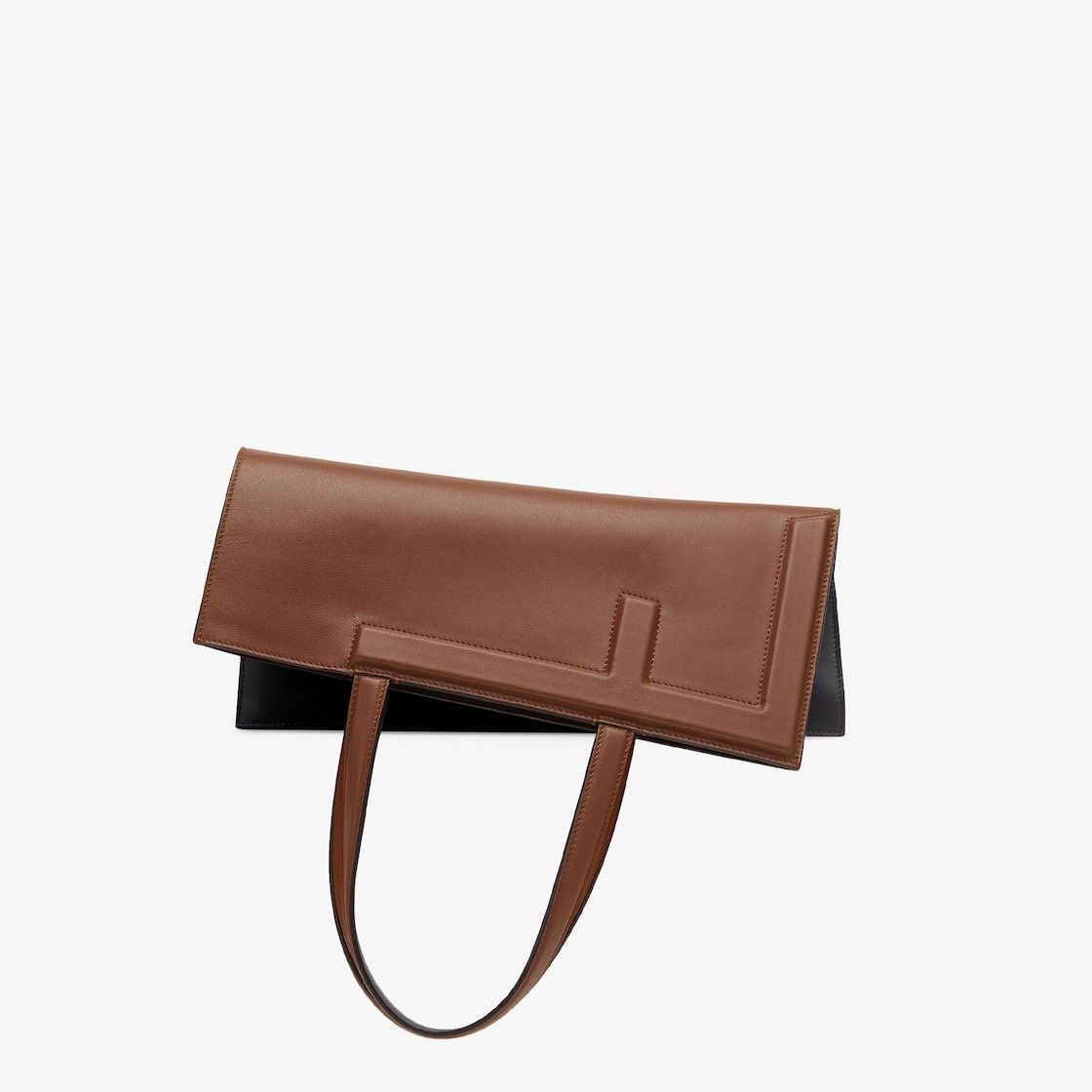 Fendi o1s1wg110925 Size: OS/Fendi Flip Medium in Black/Brown Size ONE SIZE - 4 Thumbnail