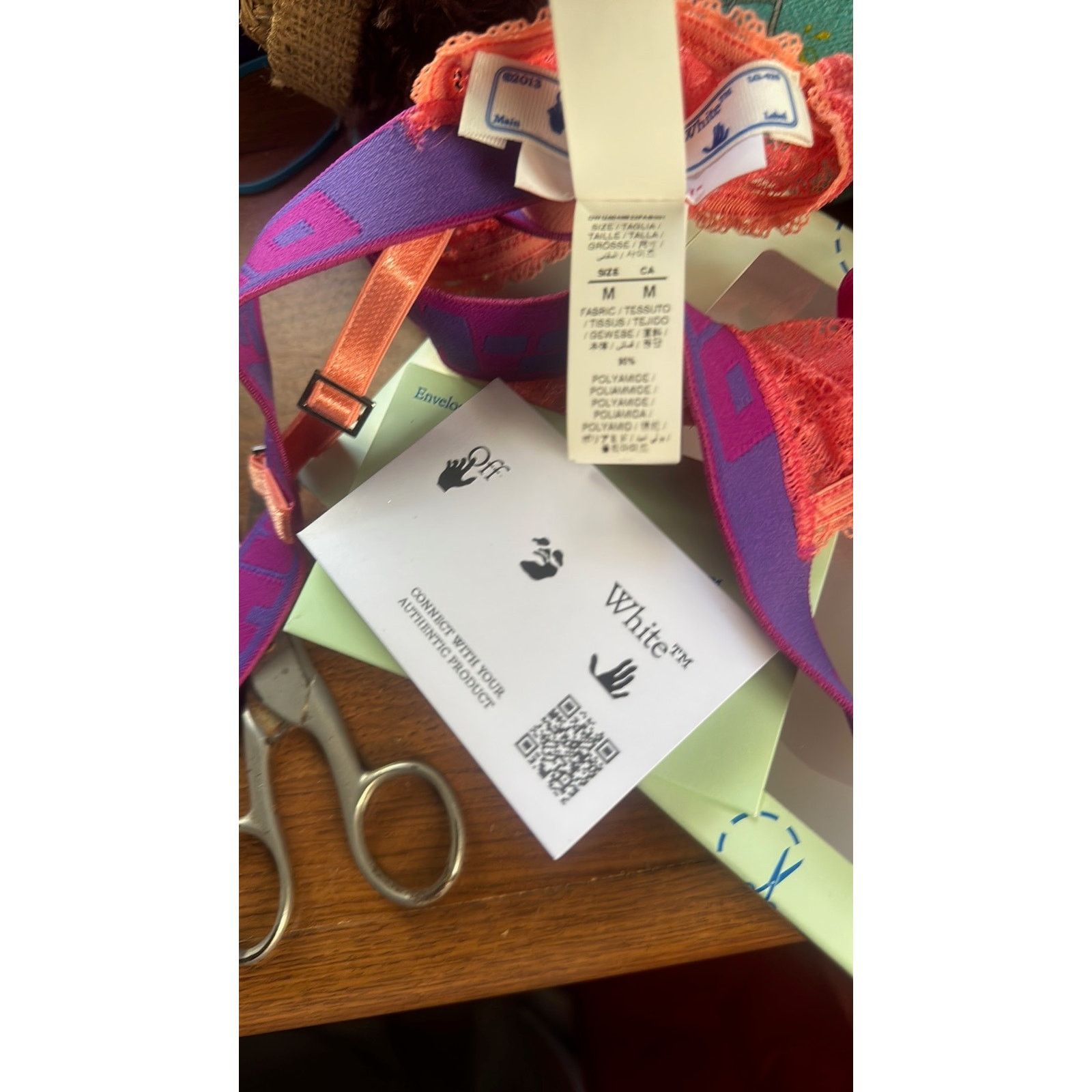 Off-White Off White Lace bra Salmon pink M Size ONE SIZE - 9 Thumbnail
