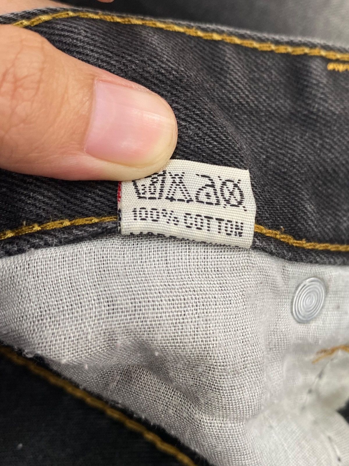 Japanese Brand Japanese Brand Black Faded Wash Style Flare Jeans Size US 32 / EU 48 - 10 Thumbnail