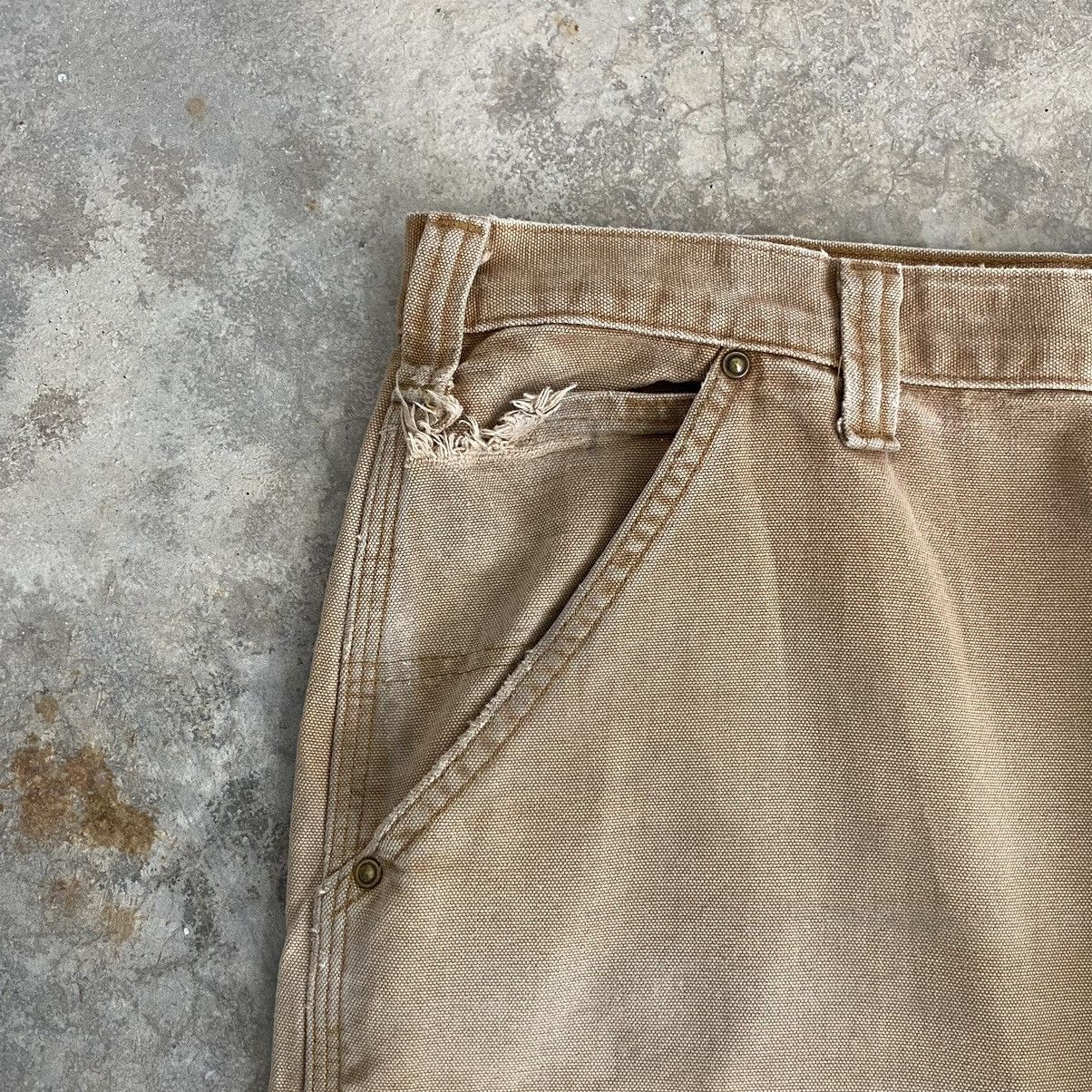 Carhartt VTG Carhartt Double Knee Faded Distressed Carpenter Pants Size US 37 - 11 Thumbnail