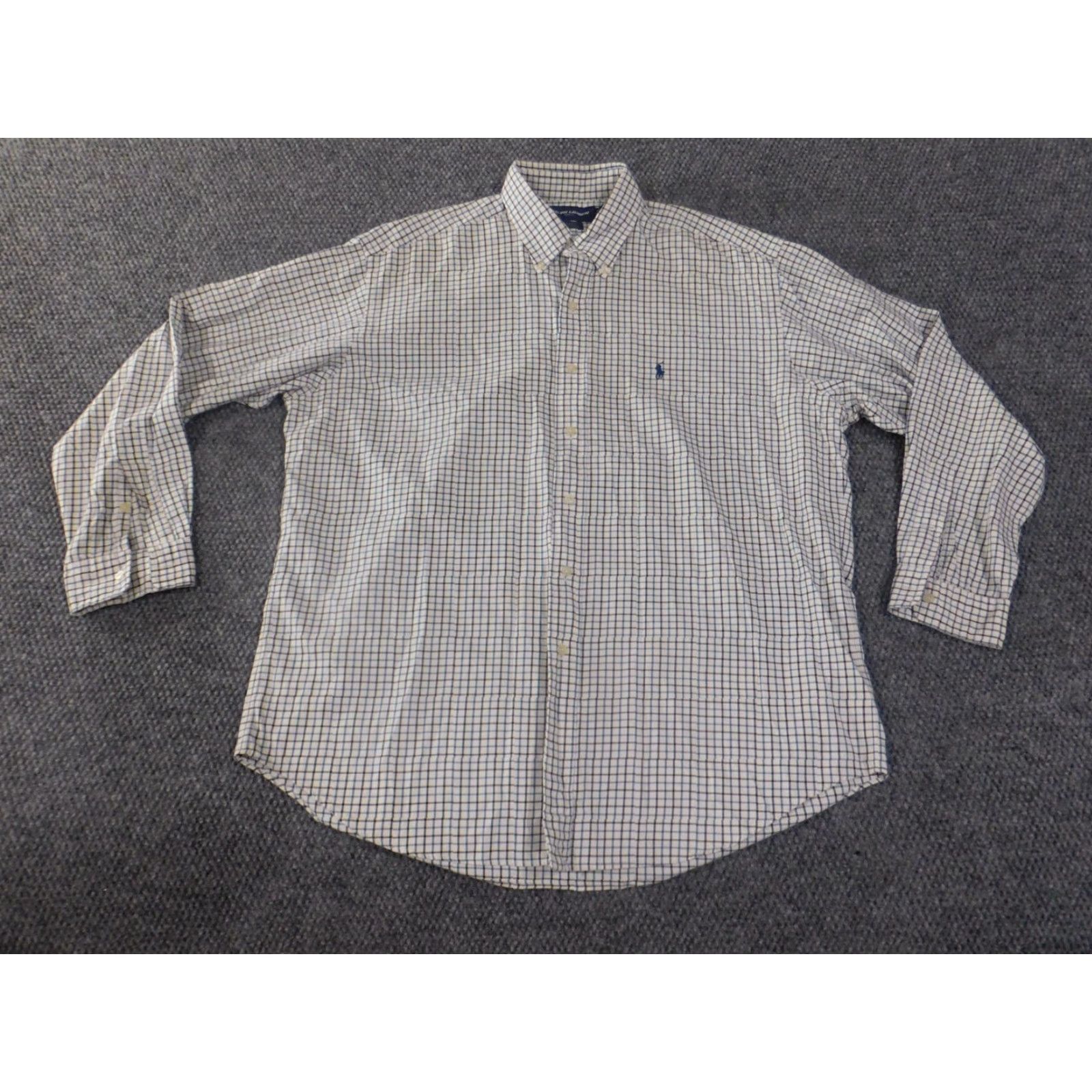 Ralph Lauren Ralph Lauren Shirt Mens Large Tilden Golf Plaid Button-Up Pony Retro Cotton Size US L / EU 52-54 / 3 - 3 Thumbnail