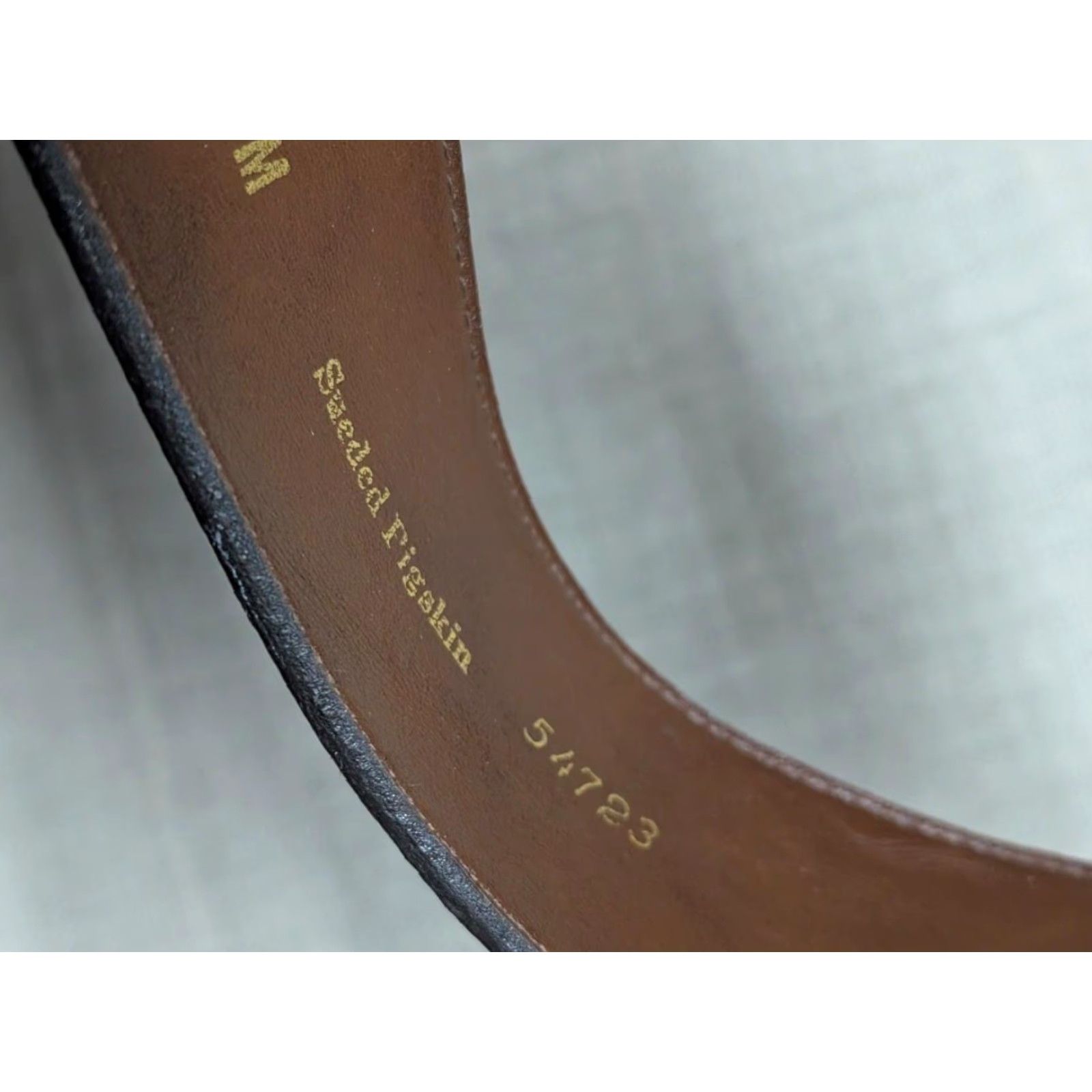 Vintage VINTAGE LeJon belt USA brown suede pigskin 28/29 M Corset Belt 3" wide Women 1980s Size M / US 6-8 / IT 42-44 - 4 Thumbnail