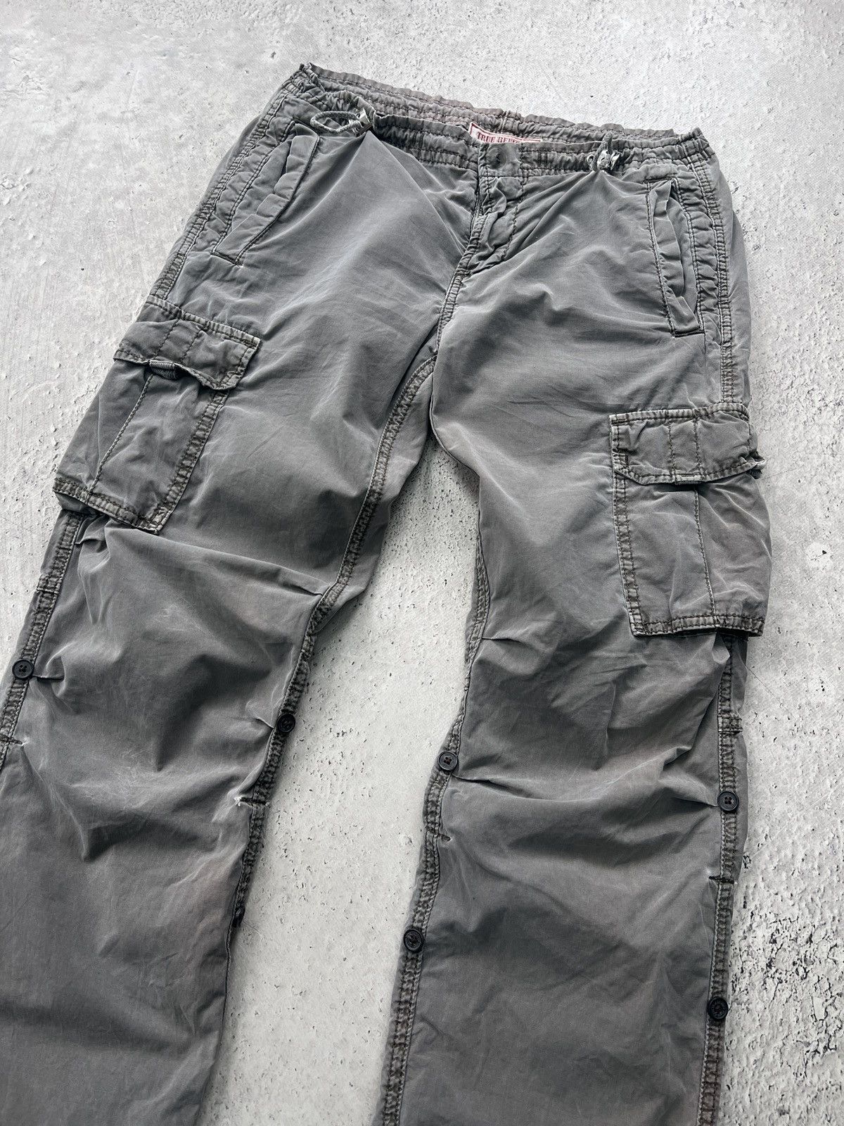 True Religion VINTAGE CARGO BONDAGE TRUE RELIGION PANTS Y2K Size US 30 / EU 46 - 12 Thumbnail