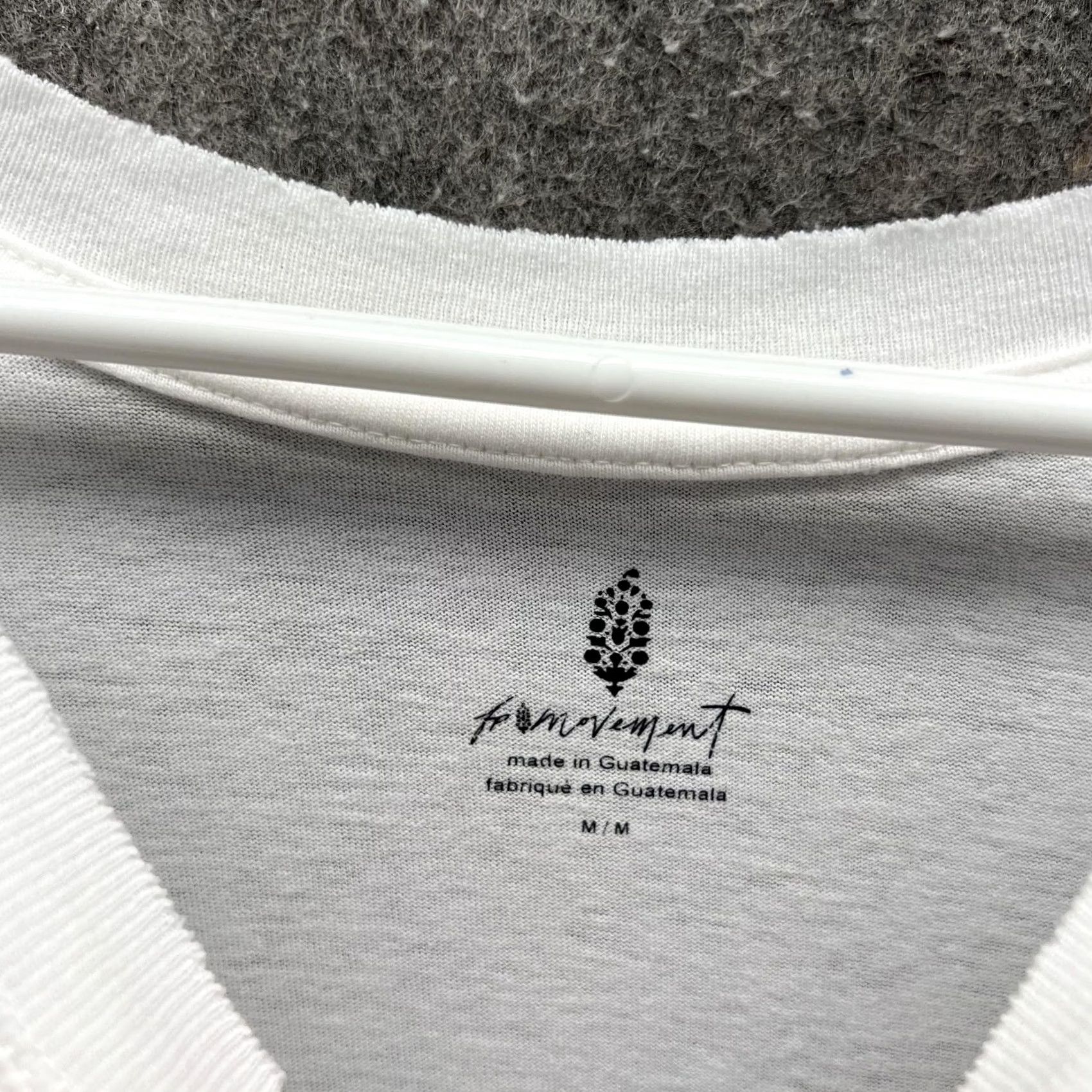 Free People Free People Movement Shirt Womens Medium White High Low Hem Relaxed Top Shirt Size M / US 6-8 / IT 42-44 - 2 Thumbnail