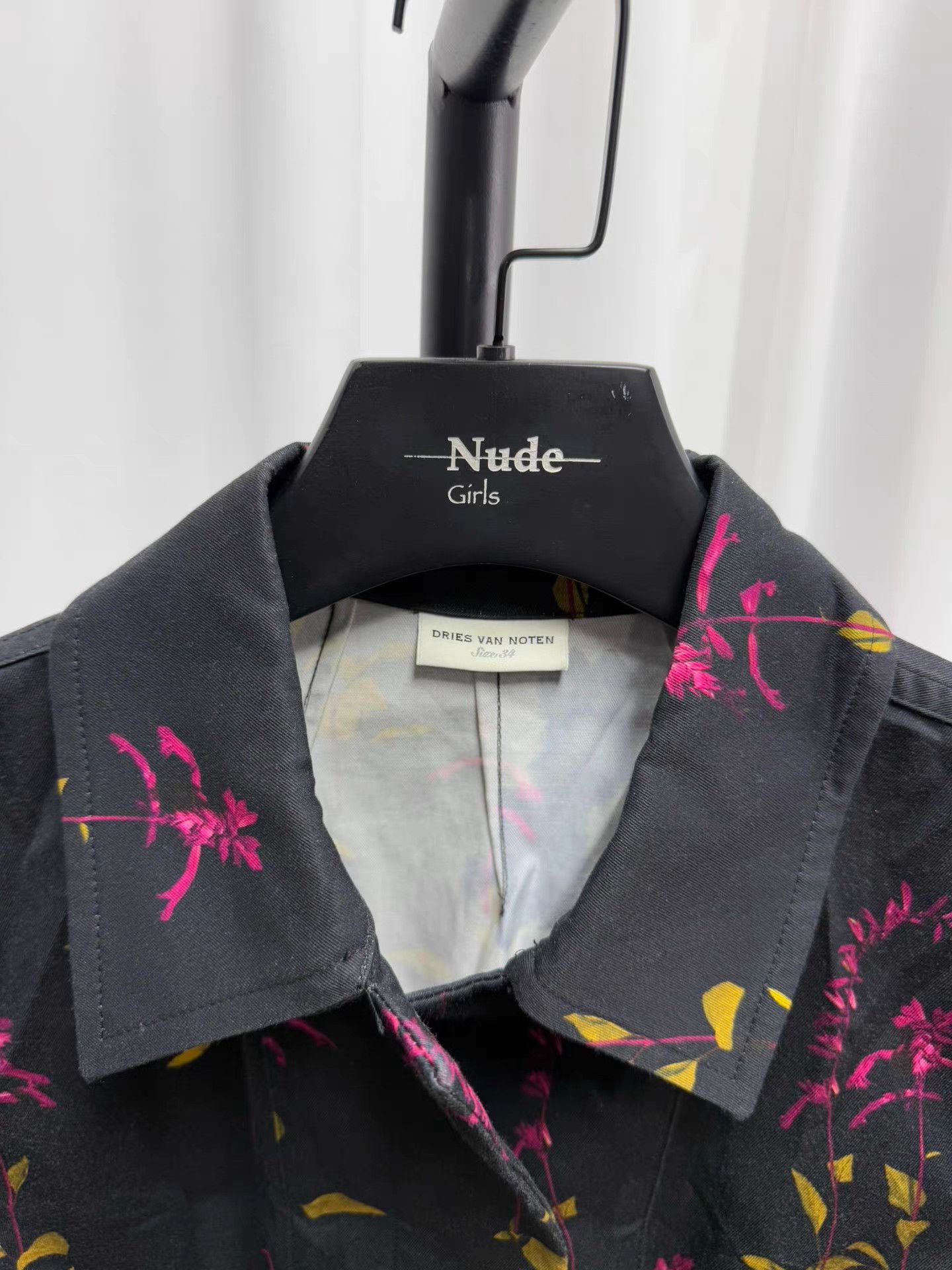 Dries Van Noten Dries van noten Floral Waist Jacket K20 Size XXS / US 00 / IT 34 - 4 Thumbnail