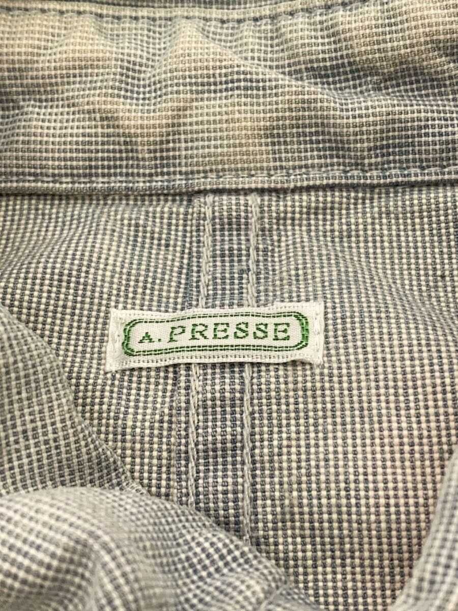 A.PRESSE Cotton Indigo Pin Check Coverall Size US S / EU 44-46 / 1 - 3 Thumbnail