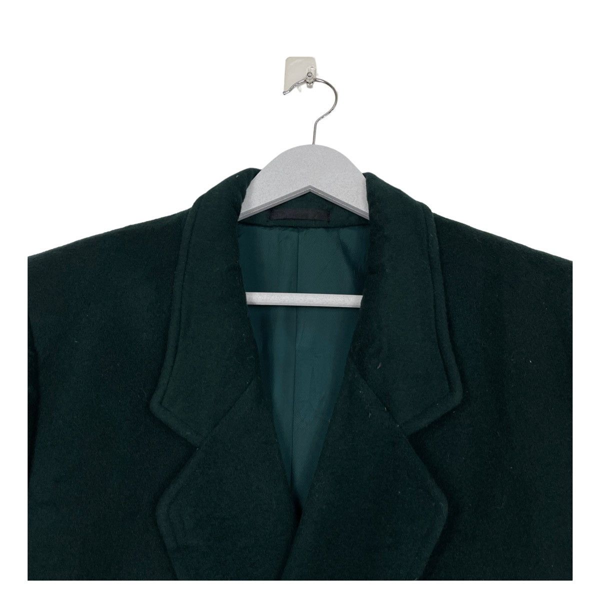 Burberry Prorsum × Vintage 💥VINTAGE BURBERRYS EMERALD GREEN WOOL JACKET COAT Size US M / EU 48-50 / 2 - 4 Thumbnail