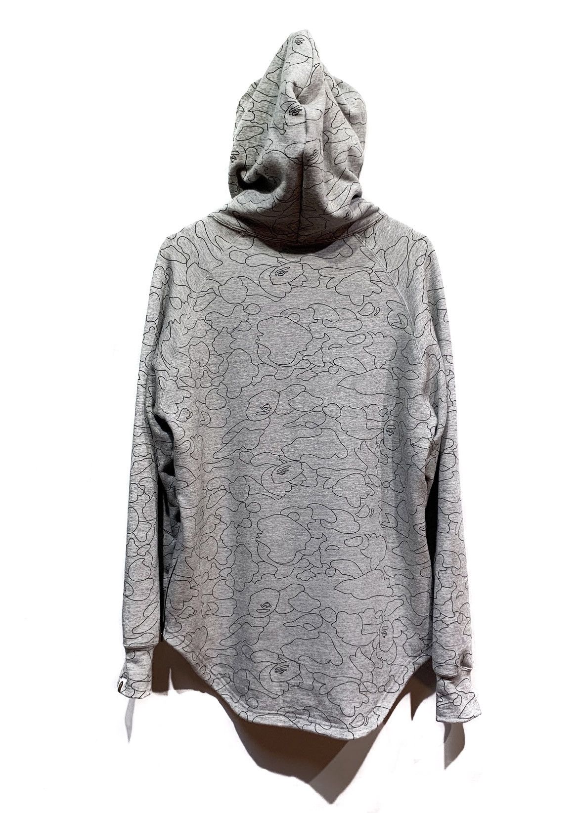 Bape Bape Grey Neoprene Cloud Hoodie Size US XL / EU 56 / 4 - 3 Thumbnail