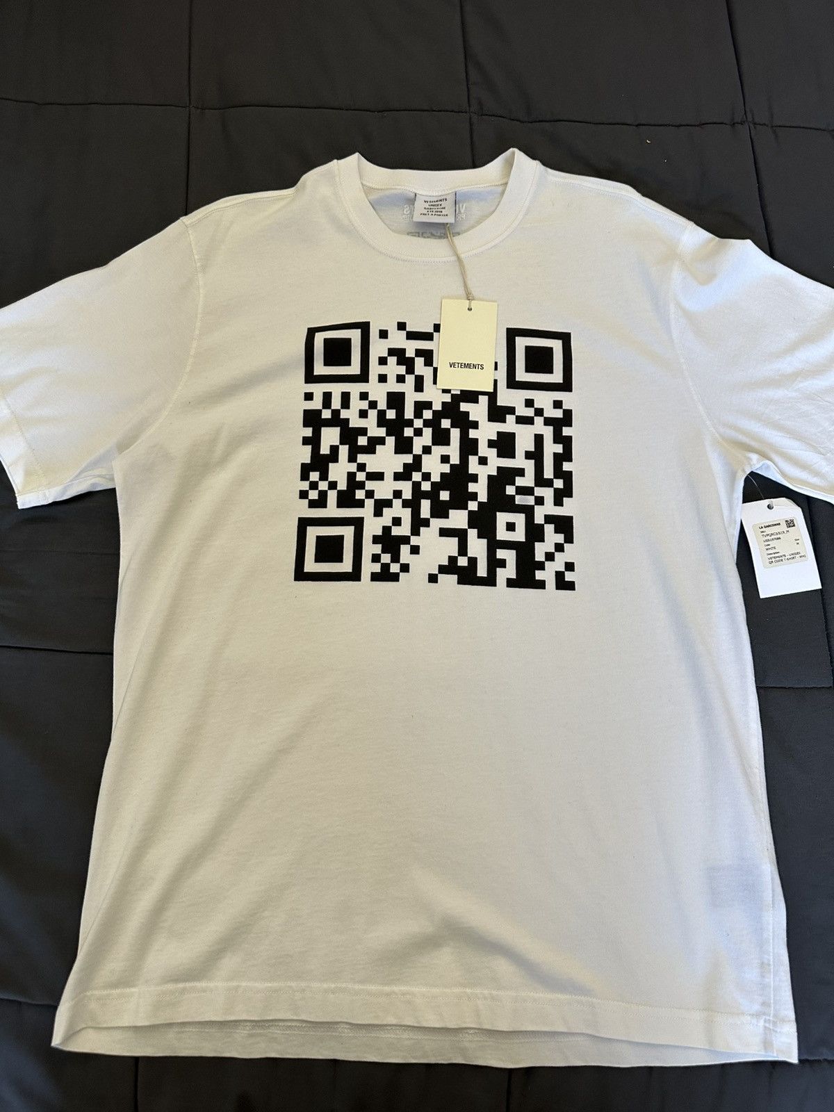 Vetements Vetements QR Code Tee Size US M / EU 48-50 / 2 - 1 Thumbnail