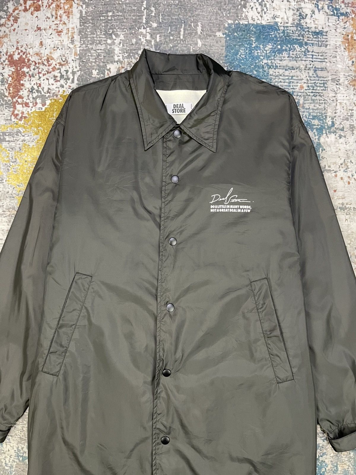 Japanese Brand Deal Store Tokyo Back Hit Nylon Long Coach Jacket Size US S / EU 44-46 / 1 - 2 Thumbnail