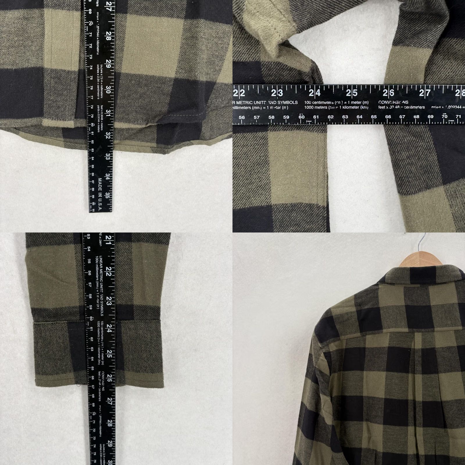 Croft & Barrow Croft & Barrow Shirt Mens L Green Buffalo Plaid Flannel Long Sleeve Casual Button-Up Size US L / EU 52-54 / 3 - 8 Thumbnail
