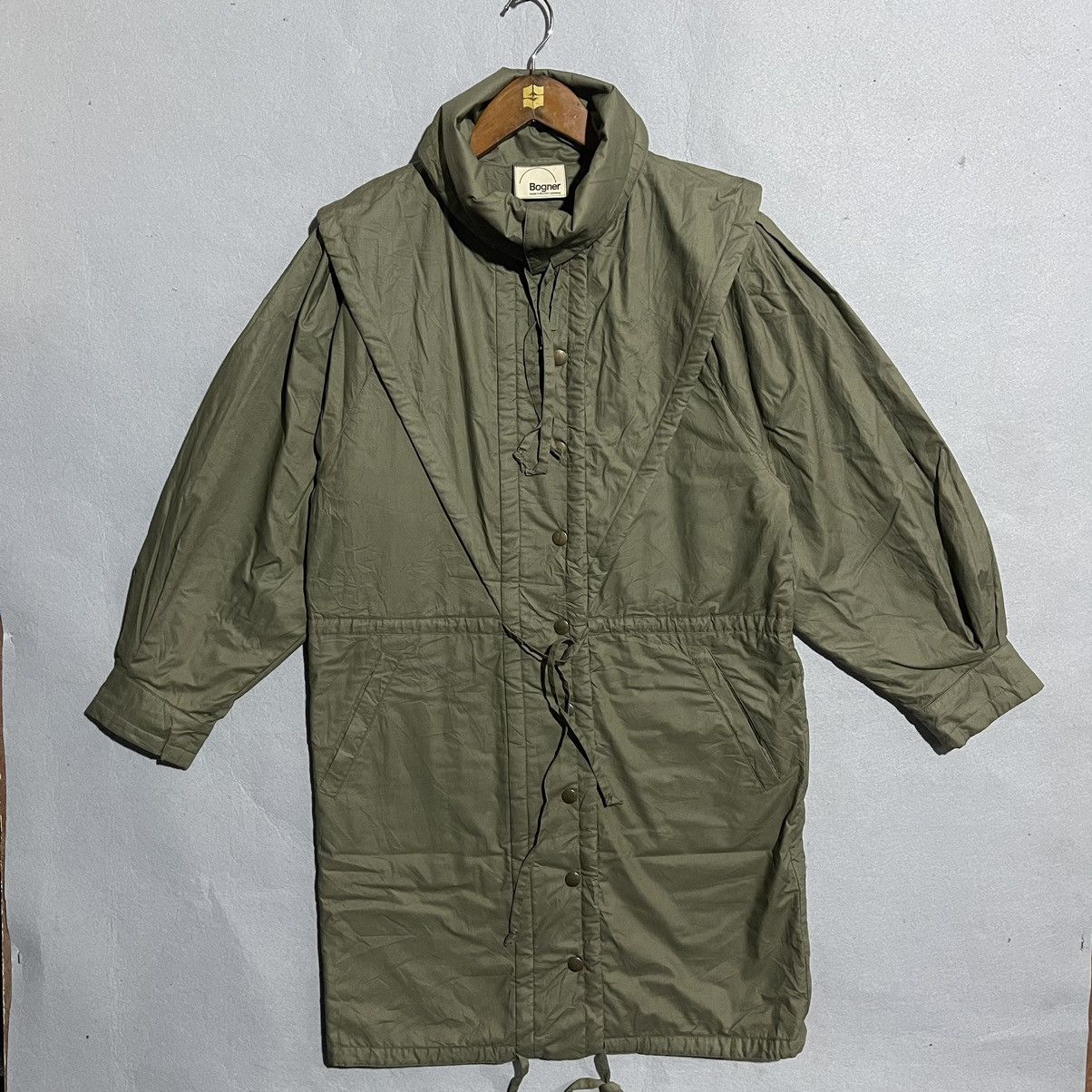 Bogner Vintage Bogner Western Germany Olive Green Hooded Parka Coat Size US M / EU 48-50 / 2 - 1 Thumbnail