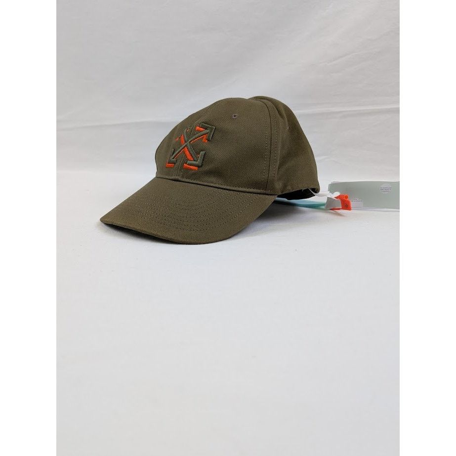 Off-White o1rshd1 Q:2 / Size :OS / Arrow Baseball Cap / Hat Army Green Size ONE SIZE - 4 Thumbnail