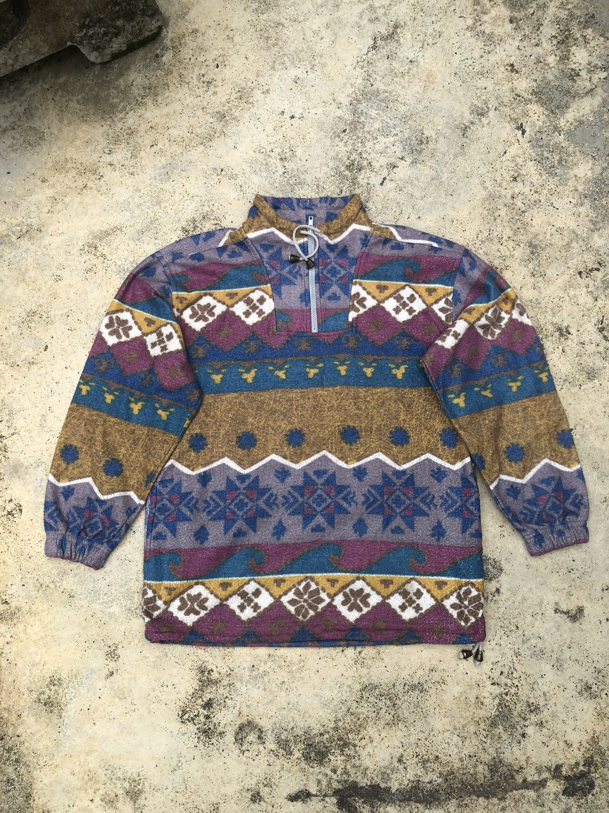 Norton Norton Navajo Half Zipper Fleece Jacket Size US M / EU 48-50 / 2 - 2 Thumbnail