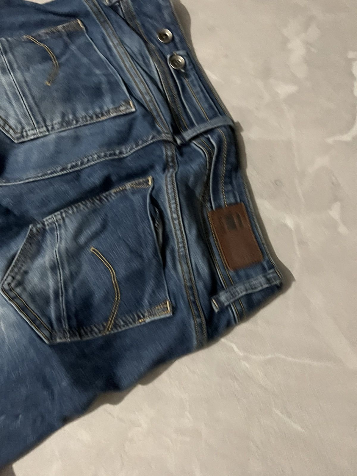 G-Star Vintage G-Star Washed Sexy Slim Fit — Archive Dark Blue 90s Size US 31 - 6 Thumbnail