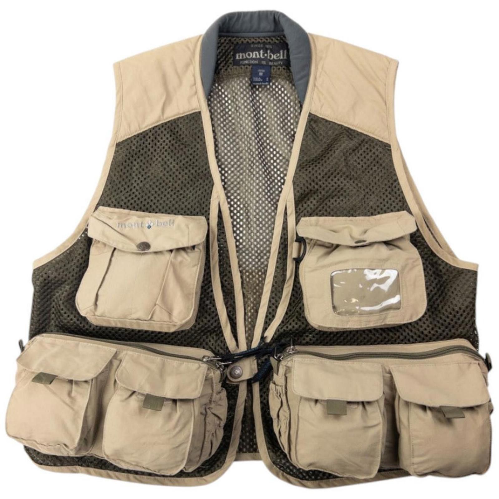 Montbell Vintage Montbell Multi Pocket Cargo Vest Gilet Size S Size US S / EU 44-46 / 1 - 1 Thumbnail