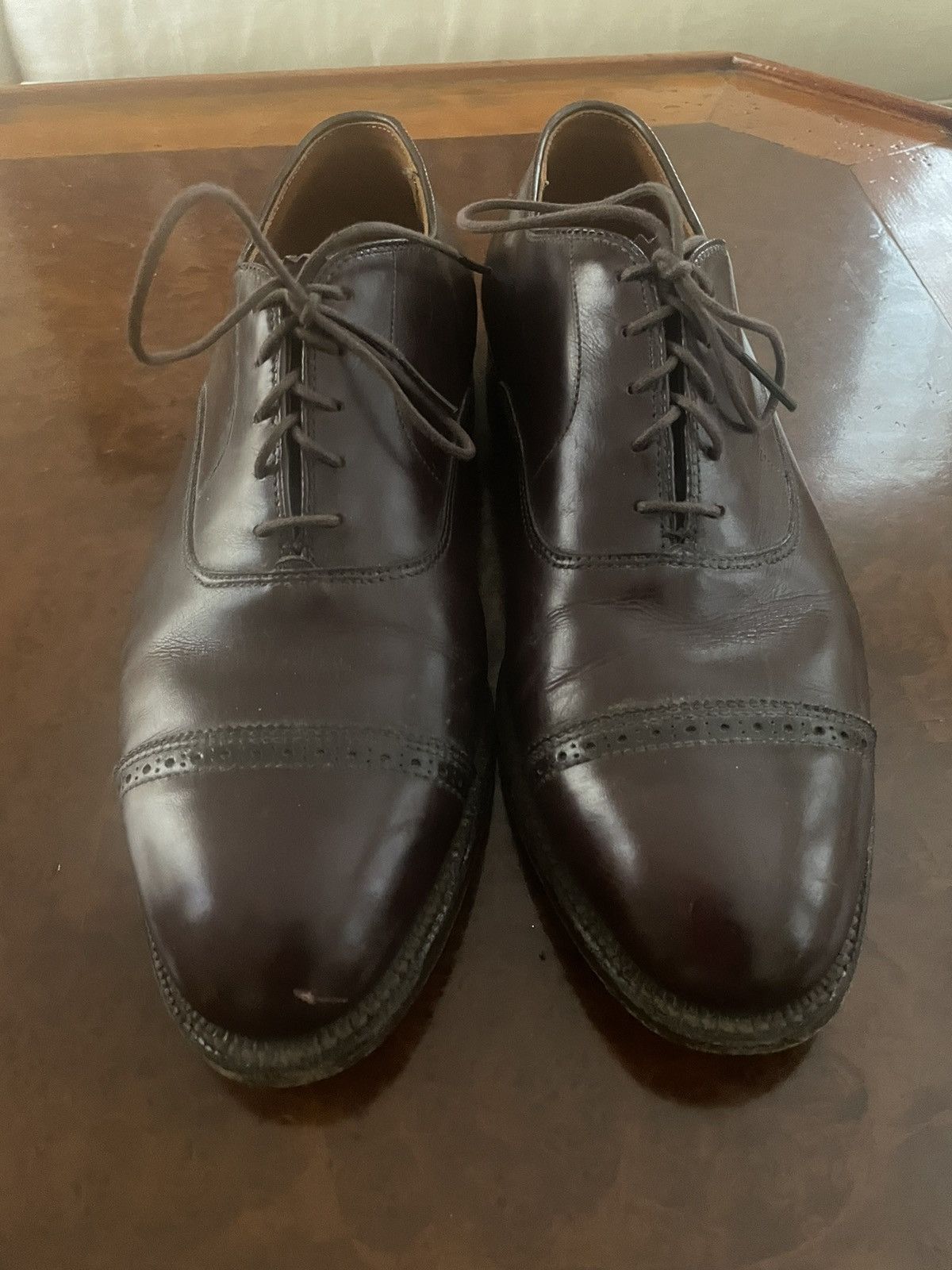 Alden Cap Toe Blucher in Shell Cordovan Size US 9 / EU 42 - 1 Thumbnail