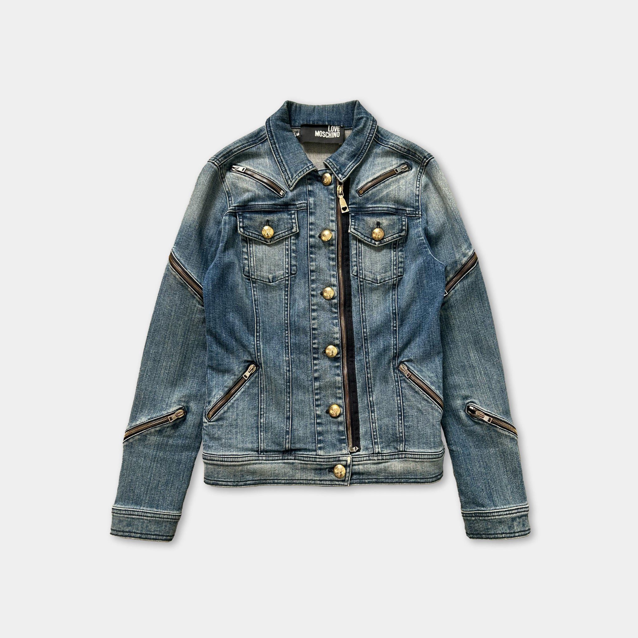 Moschino Moschino 00's Multipocket Denim Jacket Size US S / EU 44-46 / 1 - 1 Thumbnail