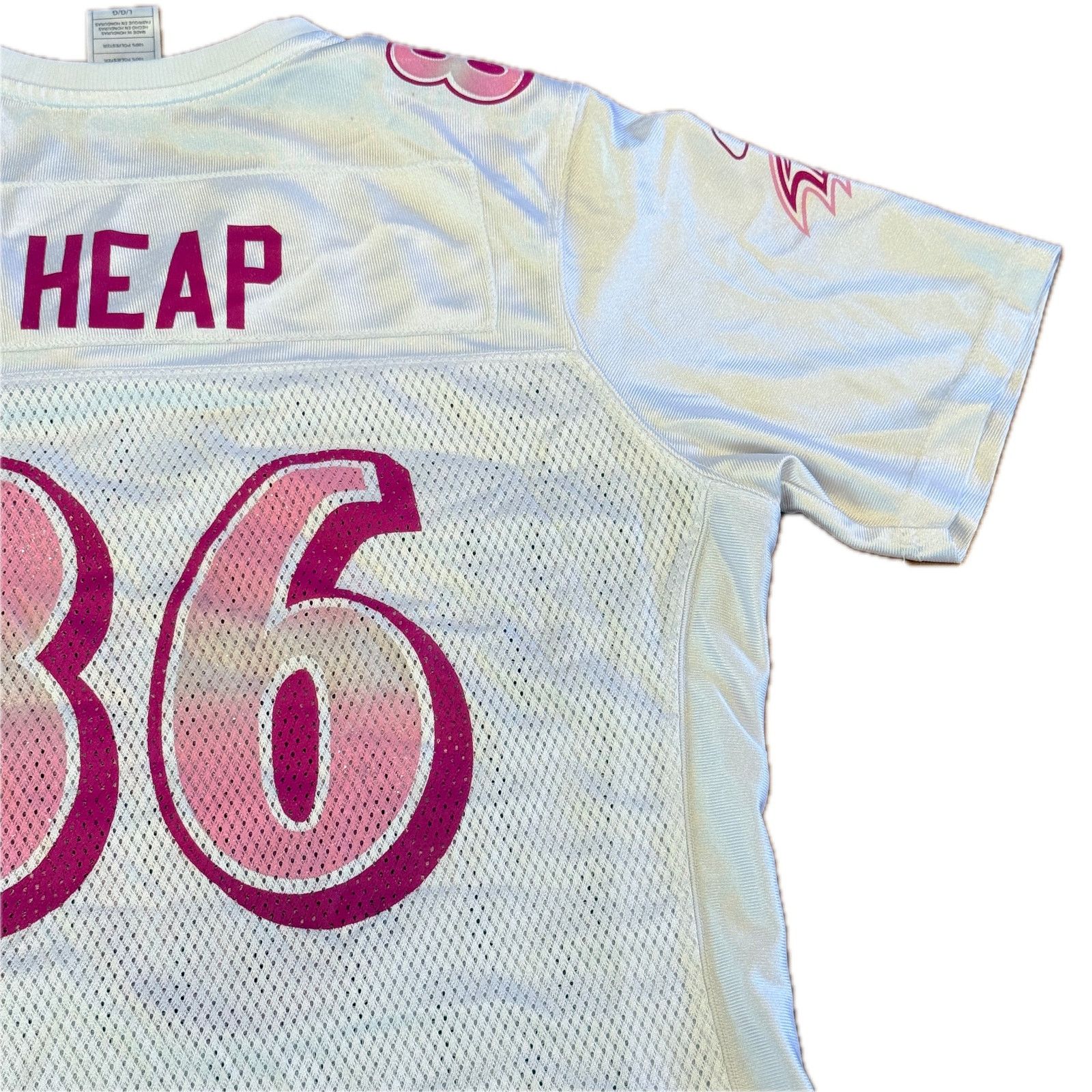 Reebok Todd Heap Baltimore Ravens Reebok Pink Jersey - Size L Size L / US 10 / IT 46 - 4 Thumbnail