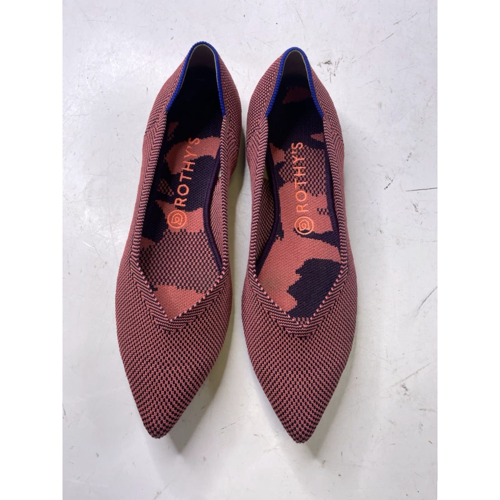 Vintage Rothy’s The Point Ballet Flats Rose pink size 10.5 Size US 11 / IT 41 - 2 Thumbnail