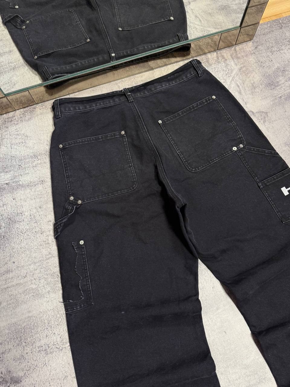H&M × Heron Preston RARE H&M Heron Preston H2 double knee jeans Size US 34 / EU 50 - 5 Thumbnail