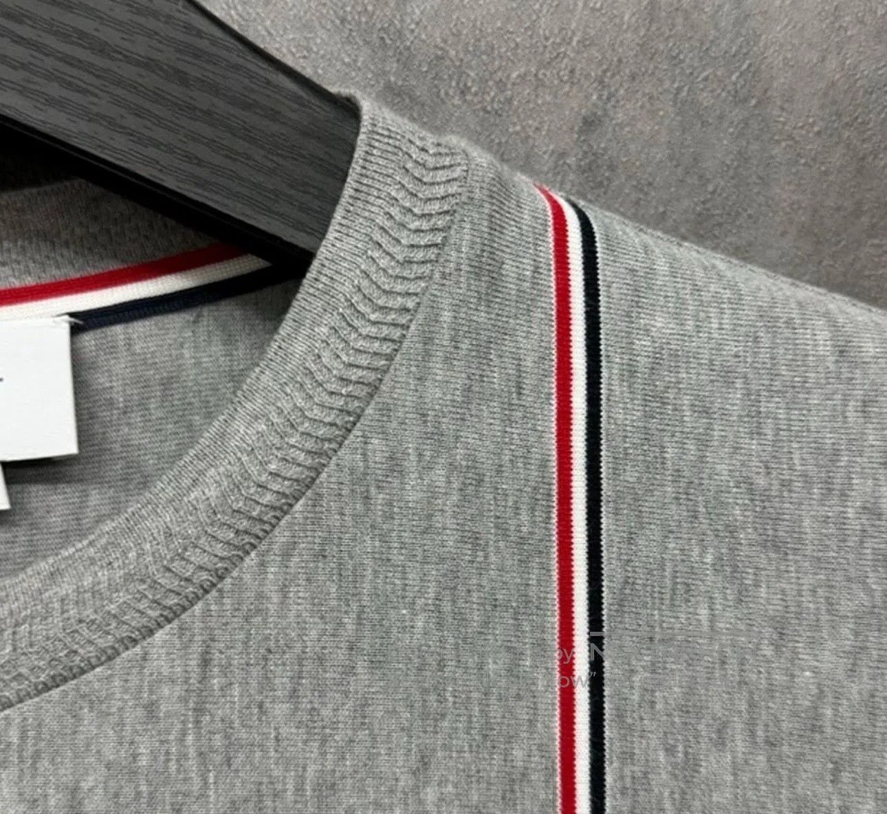 Thom Browne THOM BROWNE Rib Knit Tape Casual Tee. Size US M / EU 48-50 / 2 - 3 Thumbnail