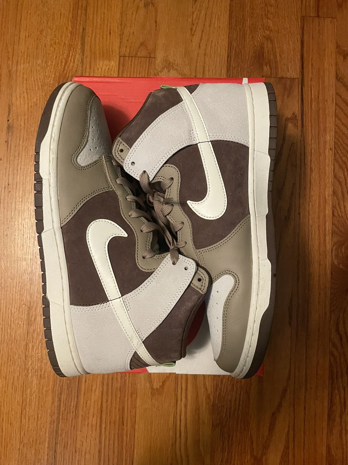 Nike × Vintage Nike Dunk High Chocolate Size 11 Size US 11 / EU 44 - 3 Thumbnail