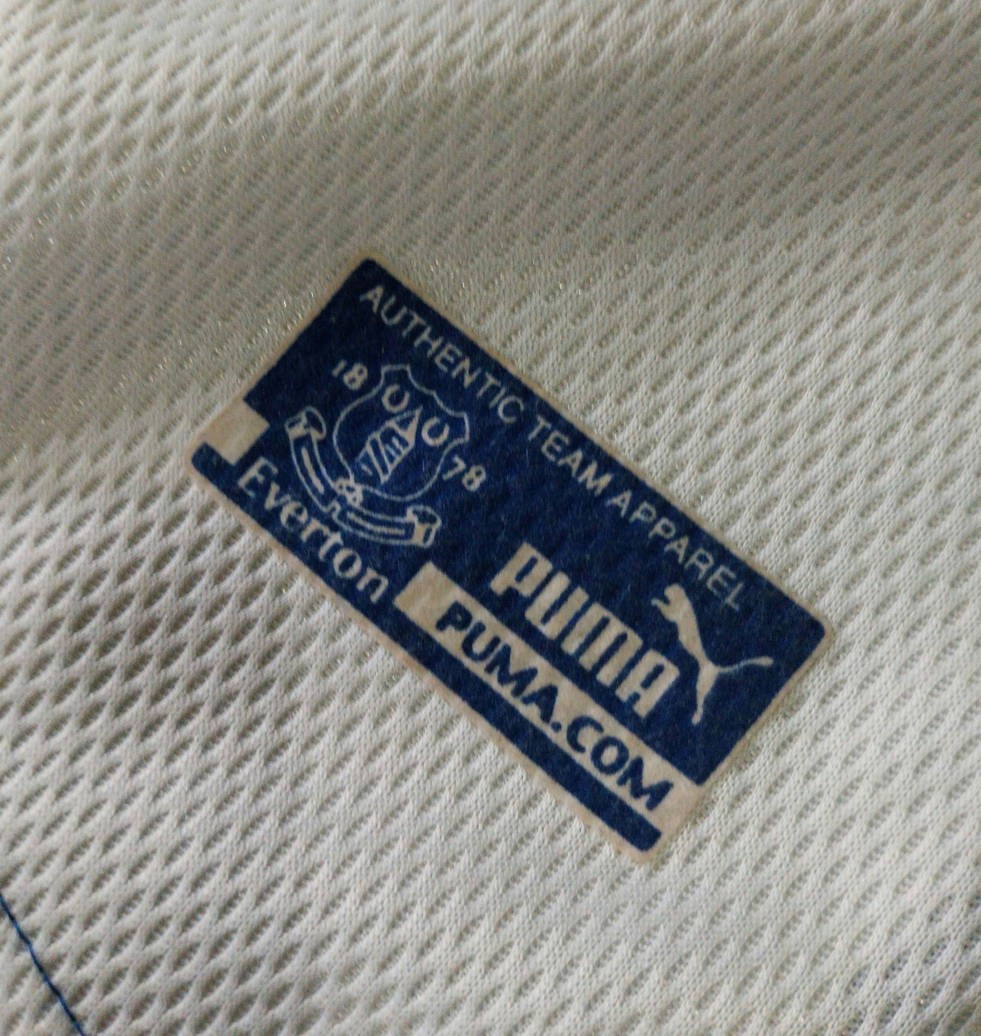 Puma Everton home 2000/2001 gascoigne jersey football Size US L / EU 52-54 / 3 - 5 Thumbnail